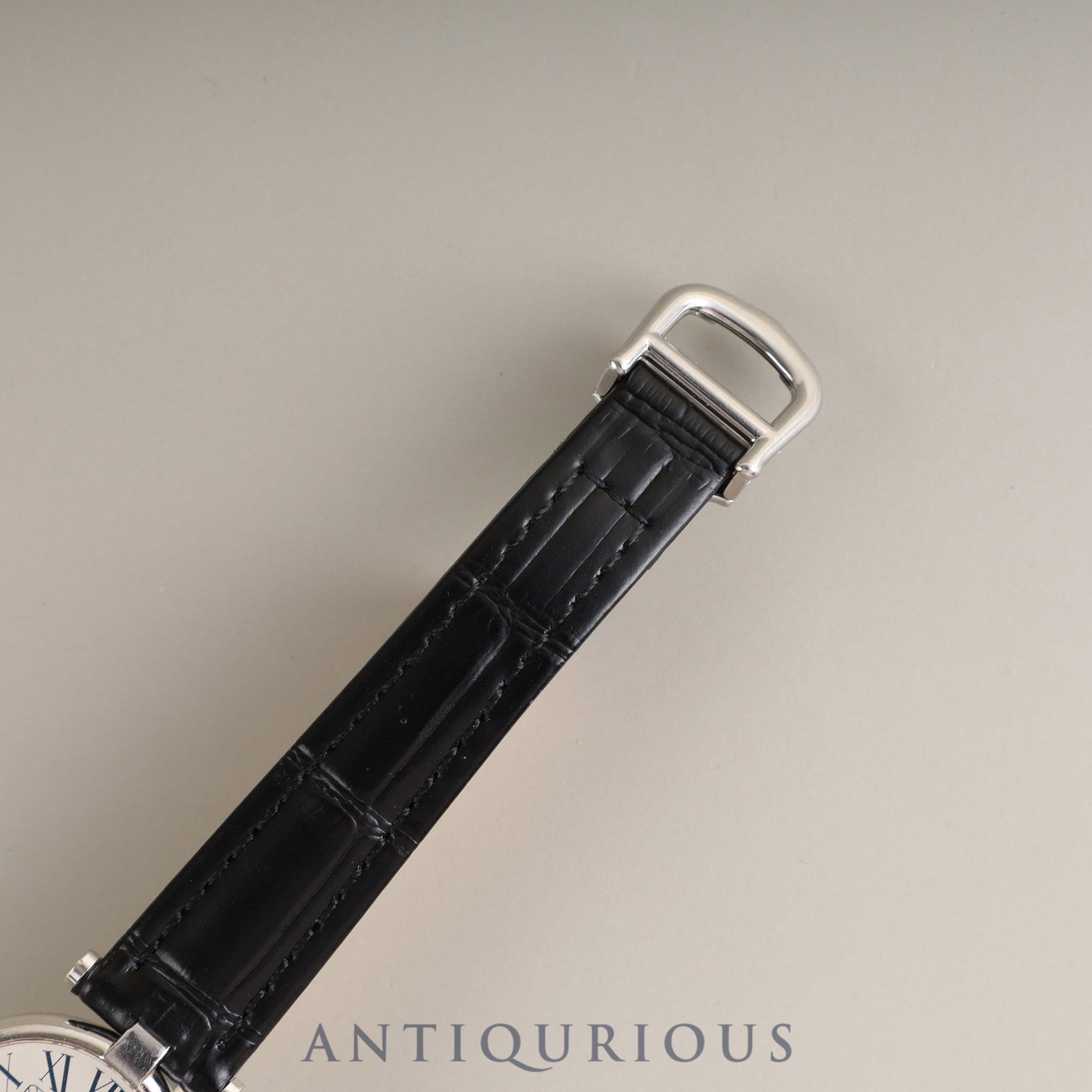 Cartier Must Vendome VLC SM W1007165 / 1850 Quartz Cal.90 SV925 Leather Genuine D-buckle (SS) Opalan dial Overhauled