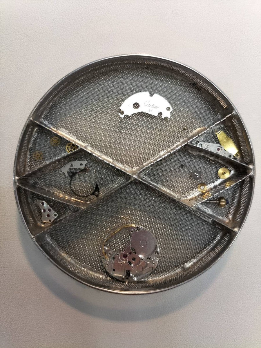 カルティエ マストタンク LM 6 81006 クォーツ Cal.81 SV925 純正革ベルト(使用感あり)純正尾錠(GP) クロワゾネ文字盤 オーバーホール済み