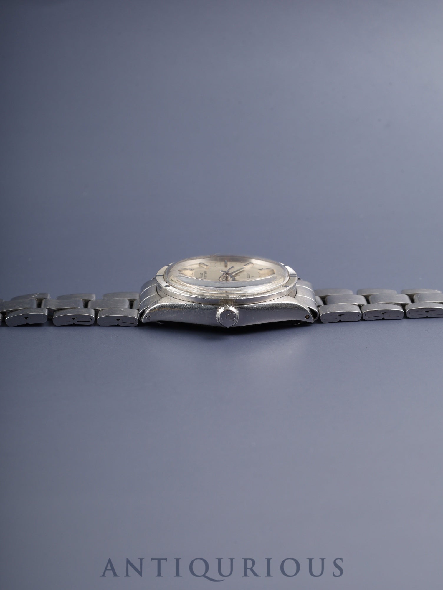 ロレックス オイスターパーペチュアル 1007 自動巻き Cal.1570 SS SS シルバー文字盤 29番台(1970年) オーバーホール済み