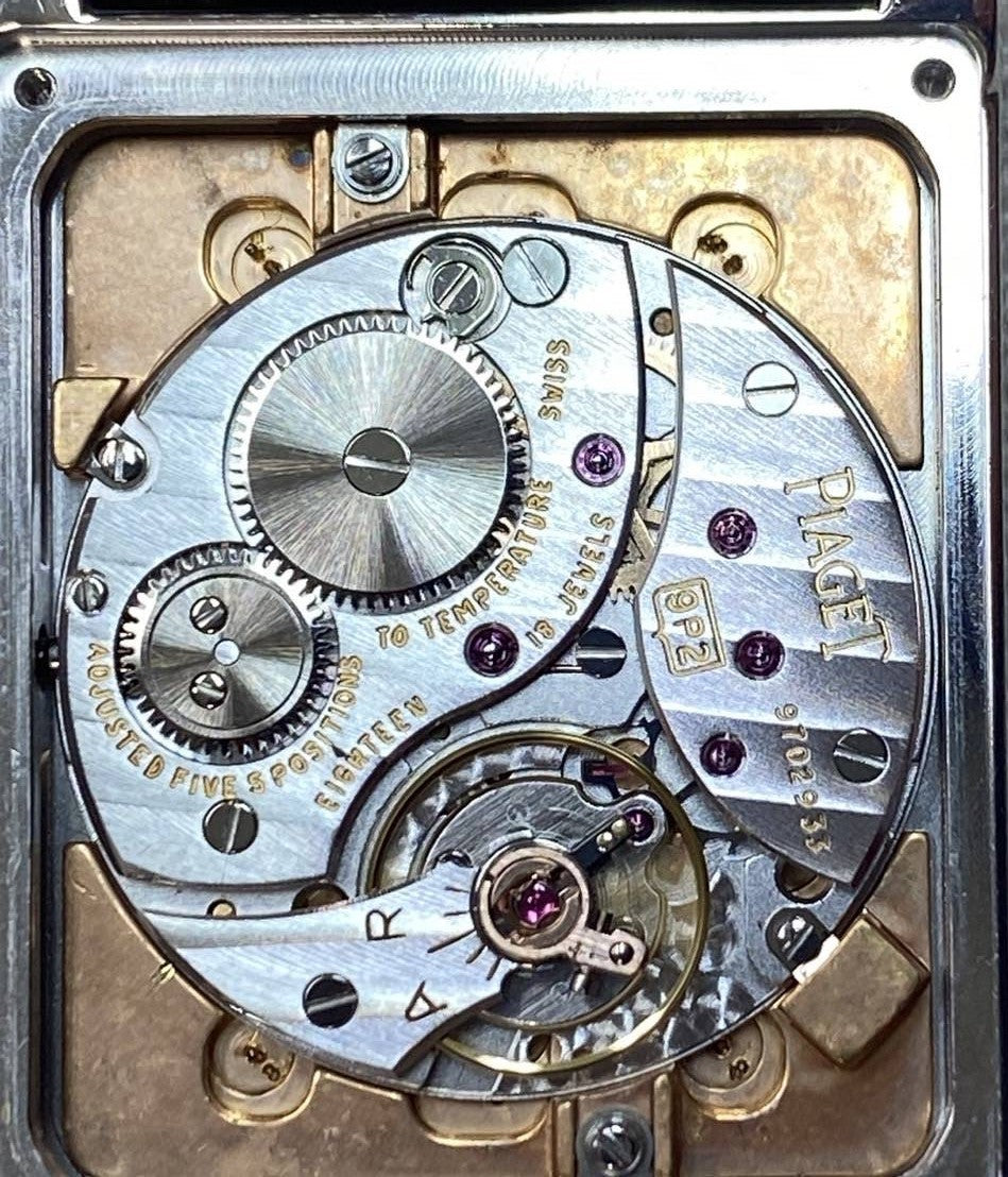 Piaget A Lacienne 9952 Manual winding Cal.9P2 WG Leather Genuine buckle (750) Pink dial Warranty (1997)