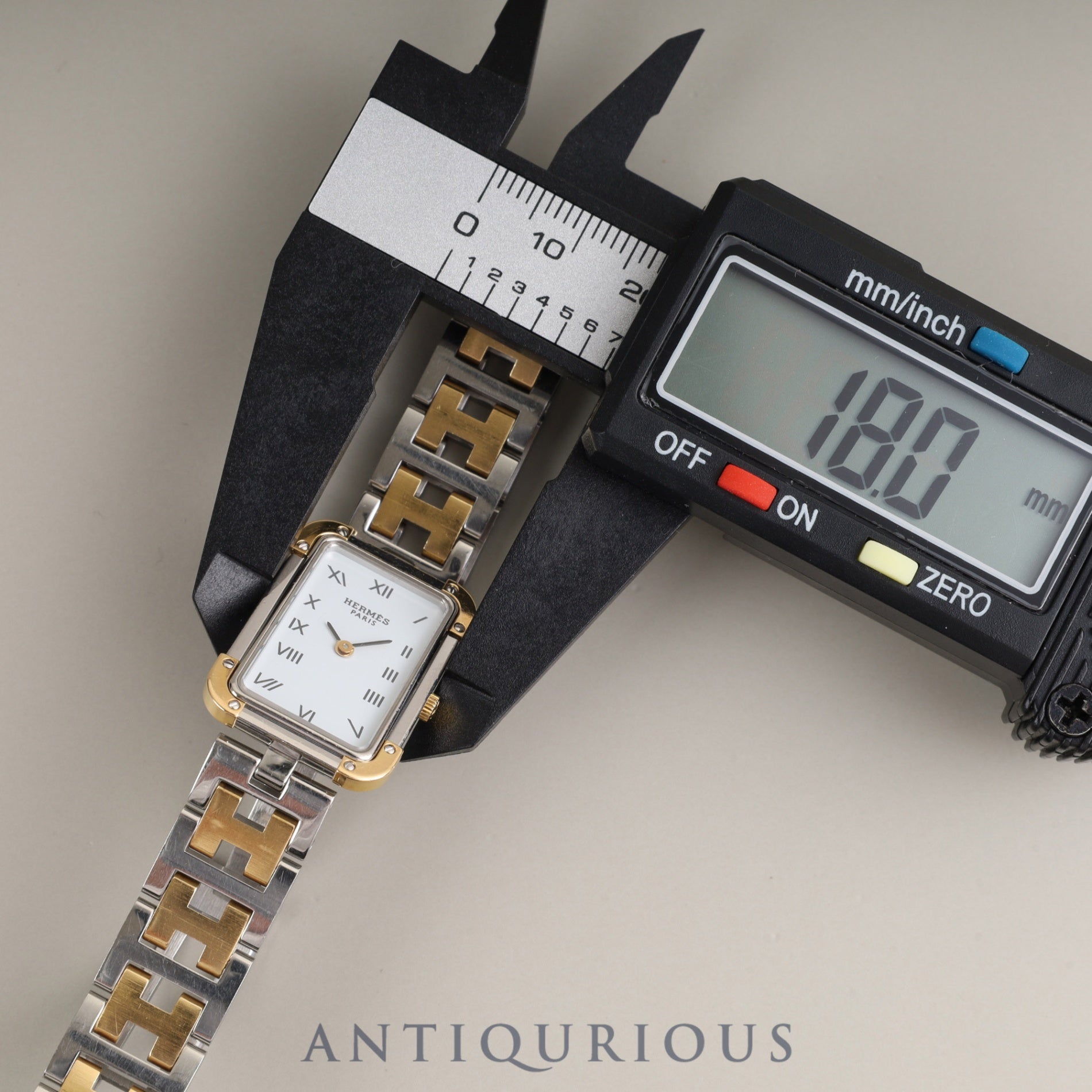 Hermès Cloajour CR1.220 Quartz Cal.976.001 SS/GP SS/GP White Dial Overhauled