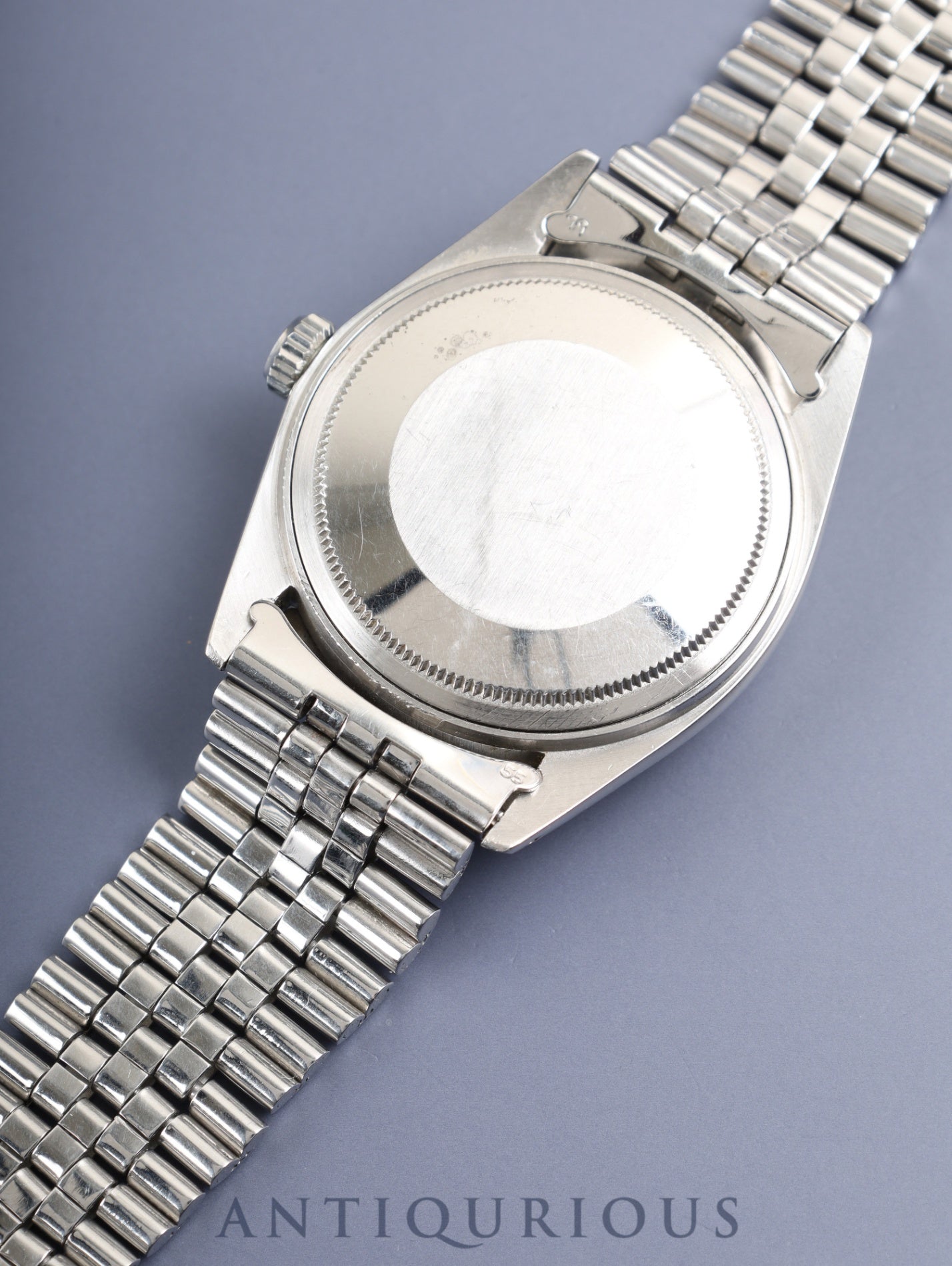 Rolex Datejust 1601 Automatic Caliber 1570 Stainless Steel/White Steel Sigma Dial Gray Dial No. 34 (1972) Overhauled