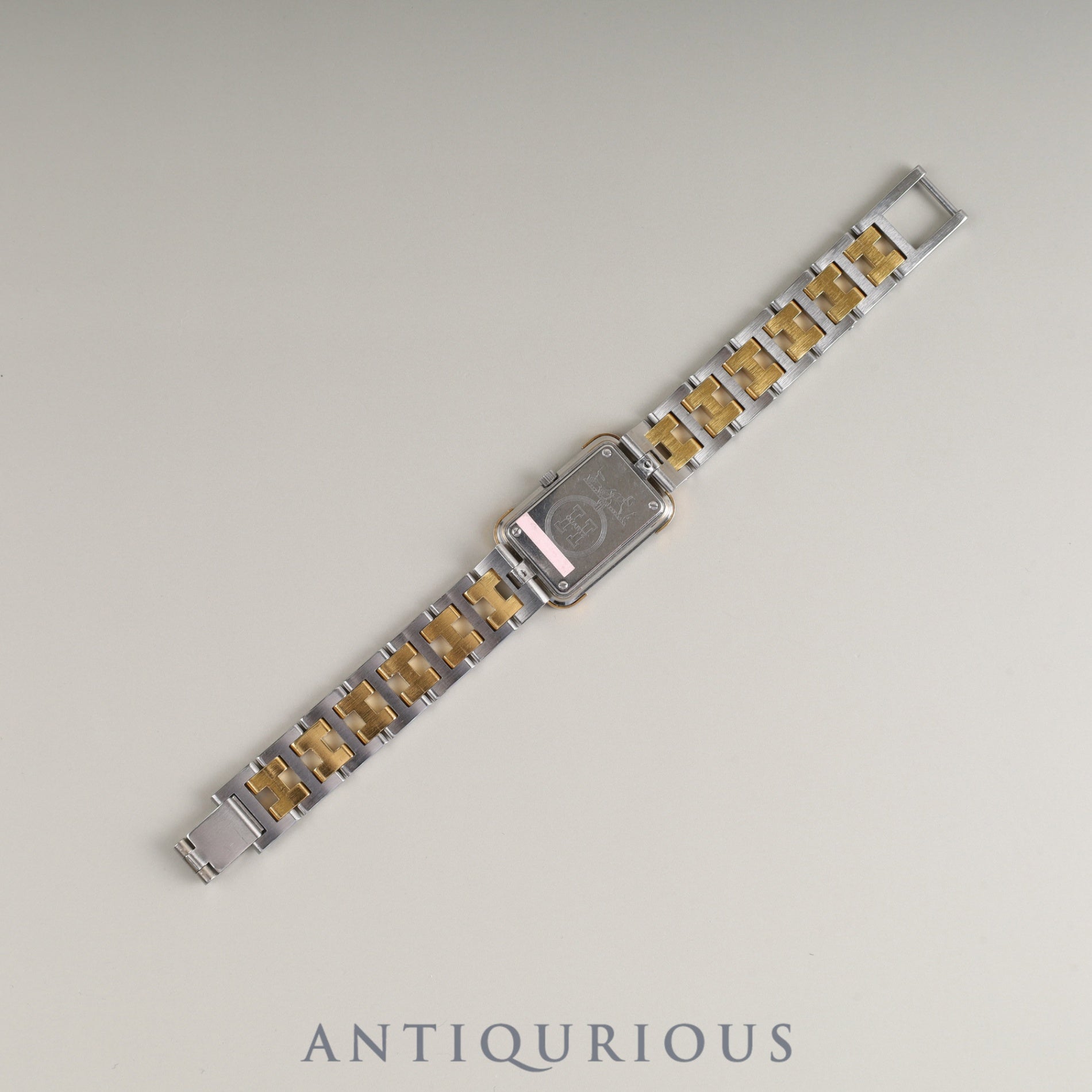 エルメス クロアジュール 54 10 75 クォーツ Cal.976.001 SS/GP SS/GP ホワイト文字盤 オーバーホール済み