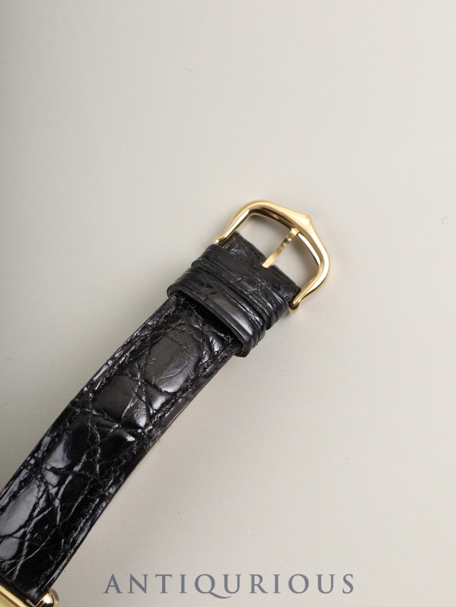 カルティエ マストタンク SM 1613 クォーツ Cal.- SV925 純正革ベルト 純正尾錠(GP) アイボリーローマン文字盤(SWISS MADE表記)1996年頃~1998年頃 カルティエブティックにてコンプリートサービス済み