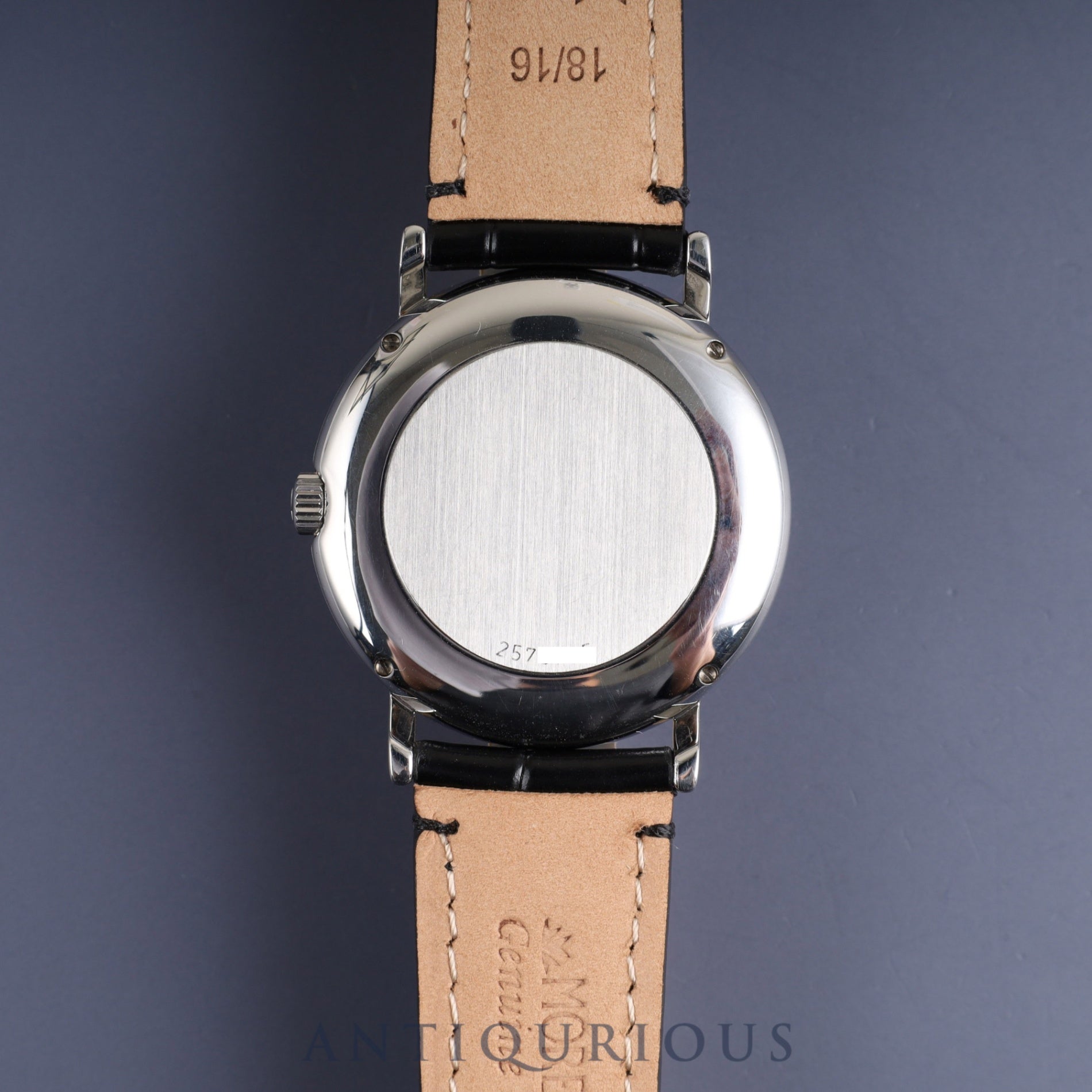 IWC Portofino IW351320 Automatic SS Leather Genuine Buckle (SS) White Dial Warranty (1995) Overhauled IWC