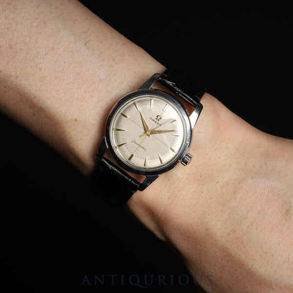 Omega Seamaster 2759-3 SC 2761 Manual winding Cal.420 SS Leather Genuine buckle (SS) Champagne dial Overhauled