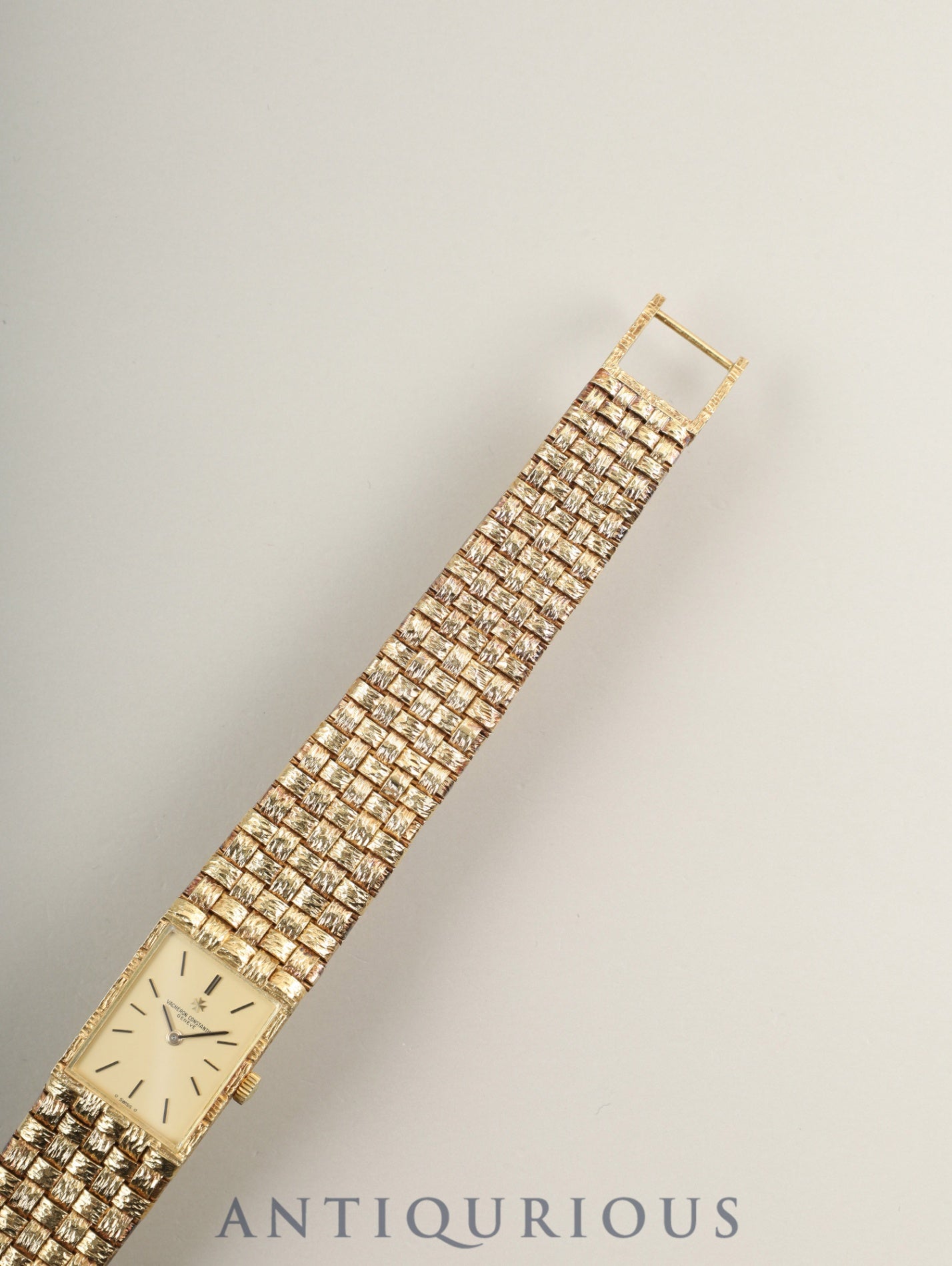 Vacheron Constantin Mesh d'Or 33030 Manual Winding Cal.1052 750YG 750YG Champagne Dial Overhauled