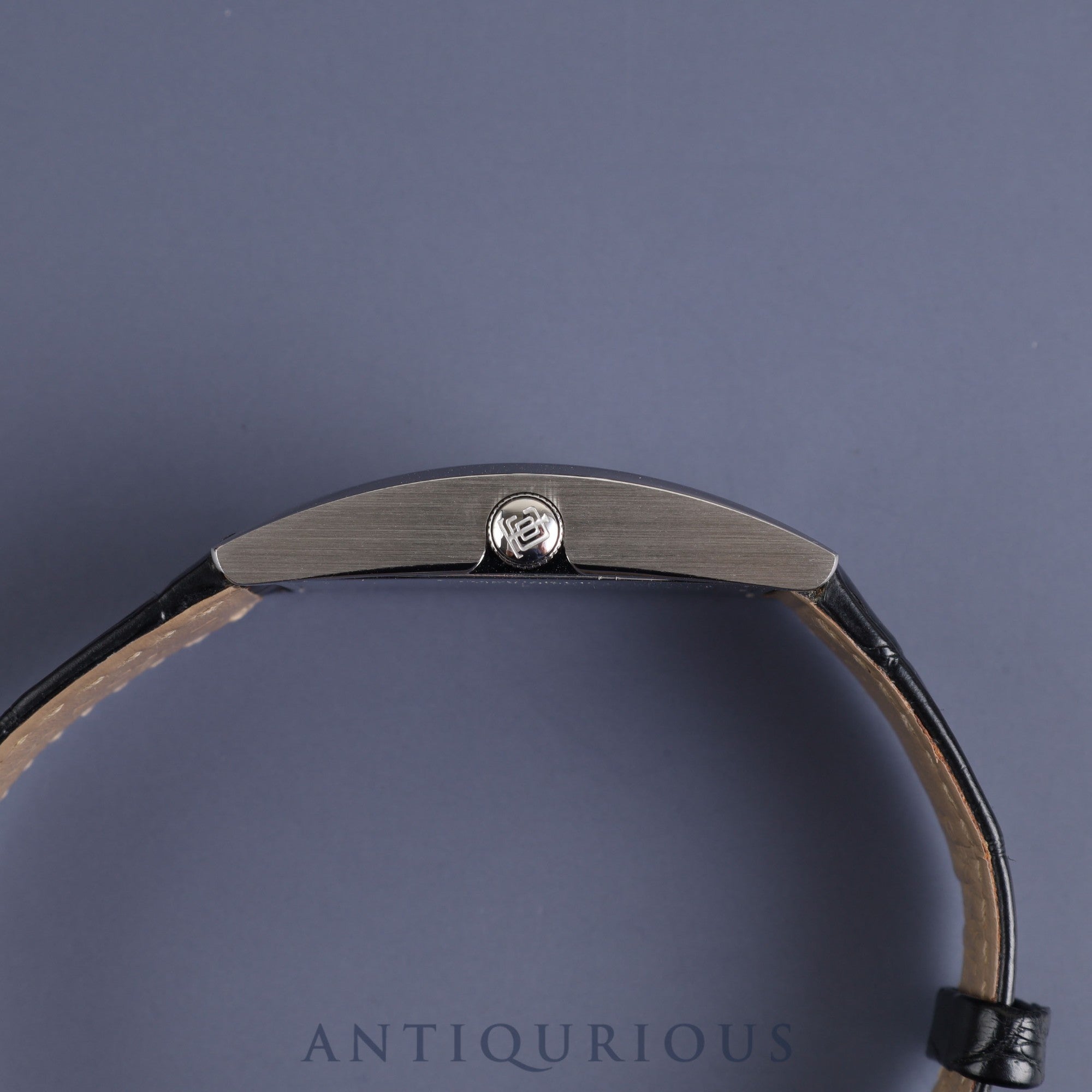 ティファニー イーストウエスト 37447102 クォーツ SS 純正革ベルト 純正バックル(SS)シルバー文字盤 サービスケース オーバーホール済み