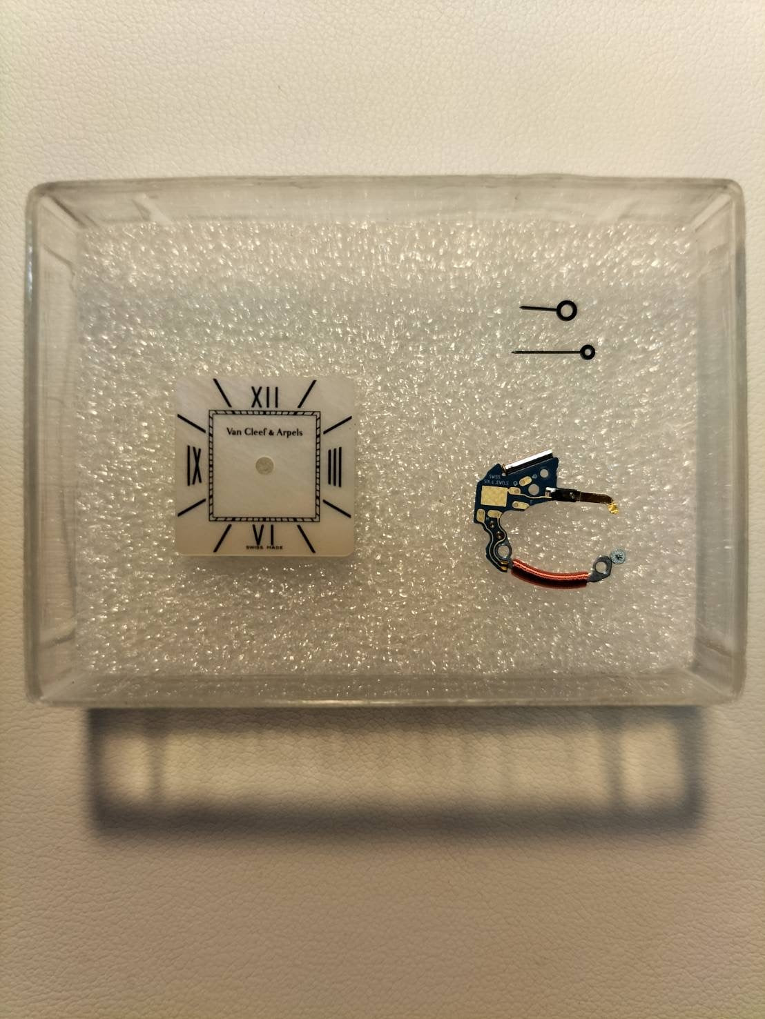 Van Cleef & Arpels Classic 536942 Quartz SS SS Genuine Buckle (SS) White Shell Dial Overhauled