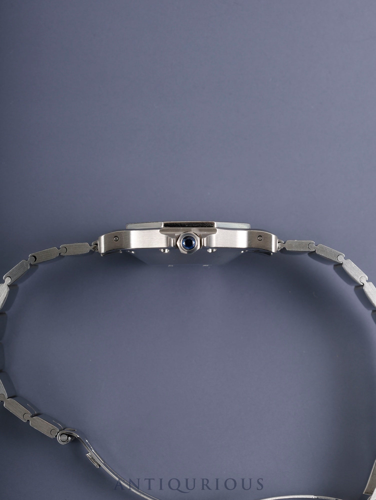 カルティエ サントス オクタゴン LM 2965 自動巻き SS SS ホワイトローマン文字盤 カルティエブティックにてコンプリートサービス済み