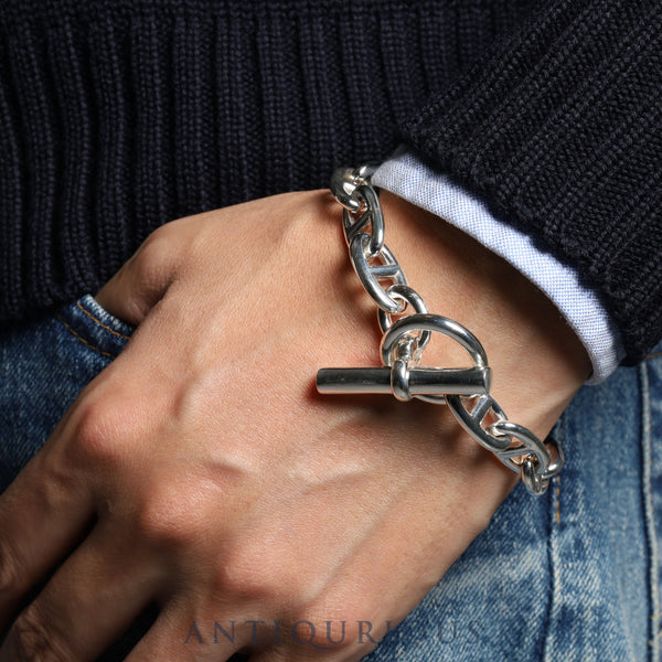 Hermes Bracelet Chaine d'Ancre GM 13 links SV925 Box Margiela period