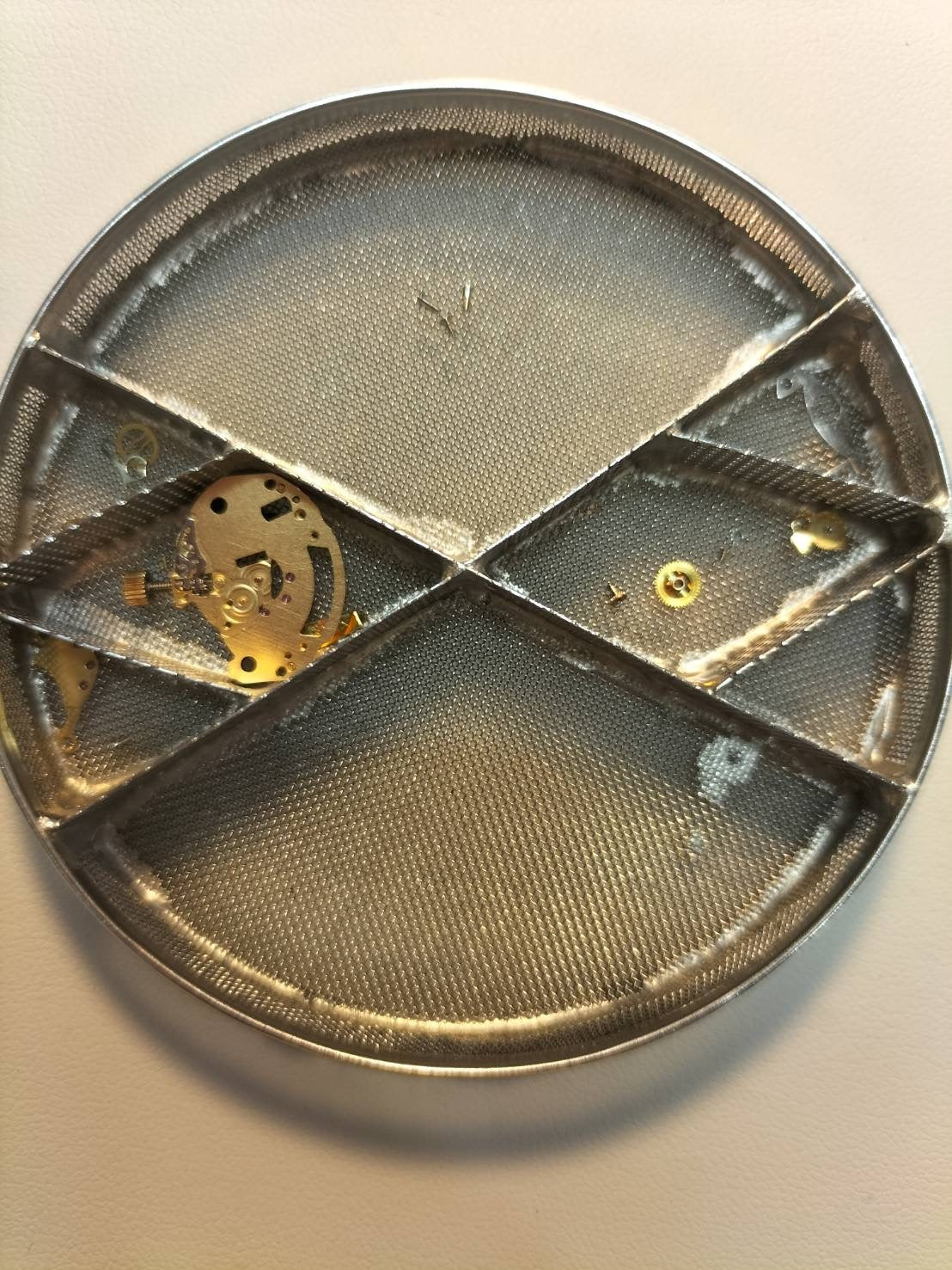 Hermes Cloajour CR1.240 Quartz Cal.976.001 SS/GP SS/GP Champagne Dial Box Case Overhauled