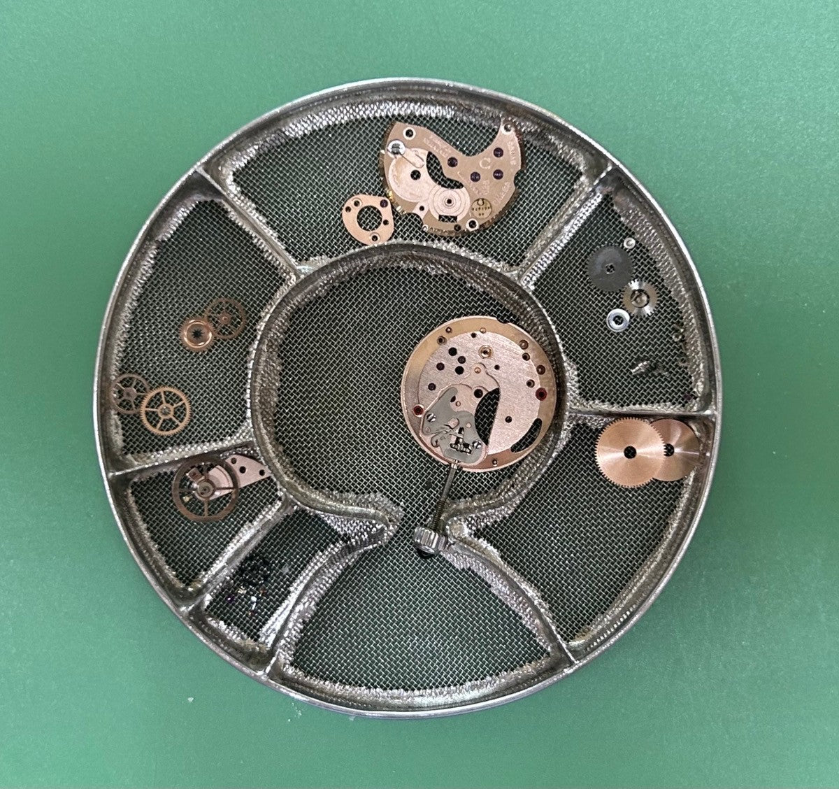 Omega De Ville 111.0132 Manual Winding Caliber 625 Stainless Steel Leather Strap with Genuine Stainless Steel Buckle, Silver Dial, Overhauled