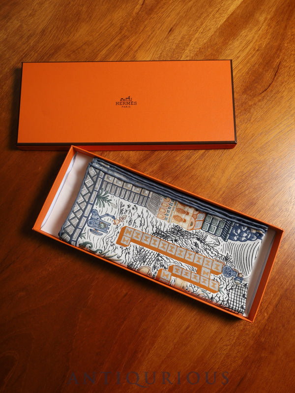 Hermes Scarf Carre 45 Super Silk Quest Box