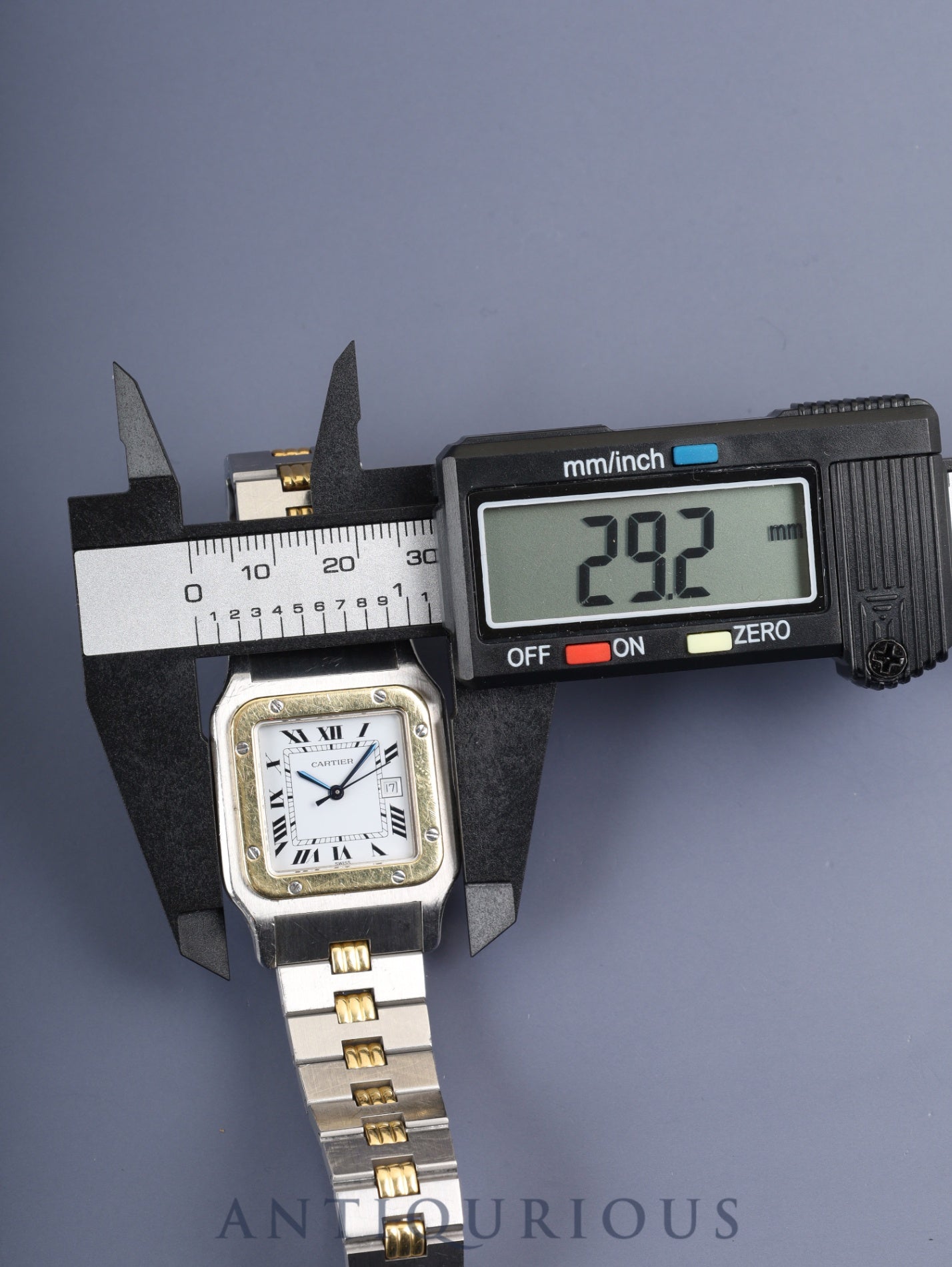 カルティエ サントス ガルベ LM 2961 自動巻き Cal.2671 SS/YG SS/YG ホワイトローマン文字盤 オーバーホール済み