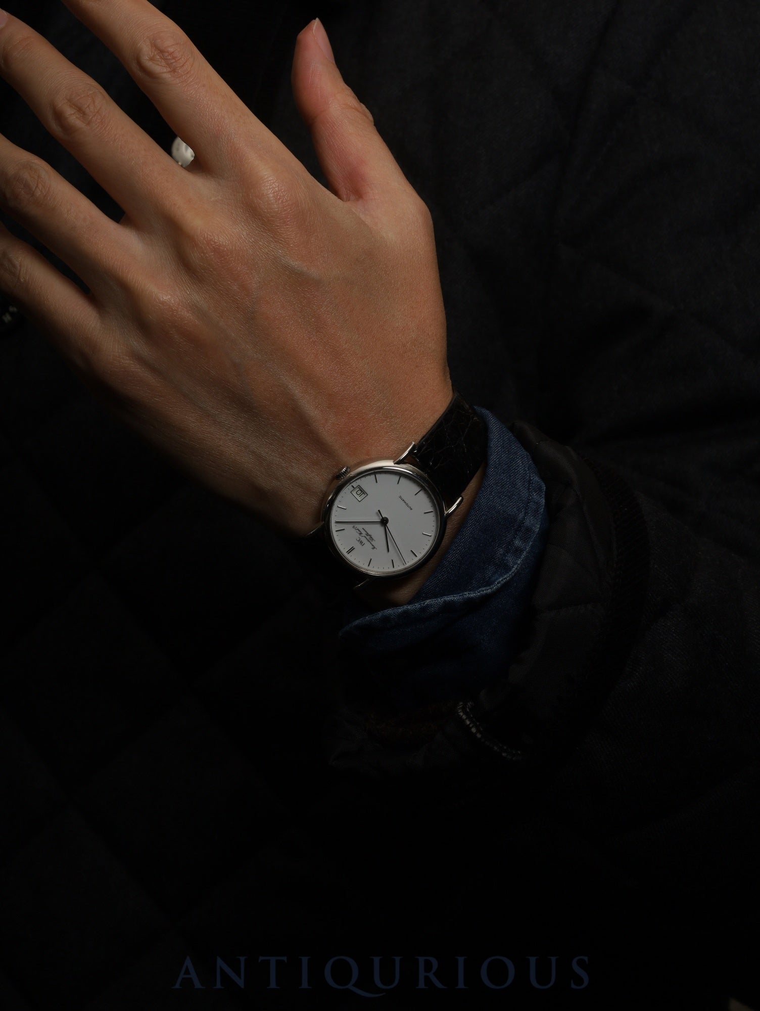 IWC ポートフィノ 3513 自動巻き Cal.37521 SS 純正革ベルト 純正尾錠(SS)ホワイト文字盤 冊子 保証書(1990年) オーバーホール済み アイダブリュシー