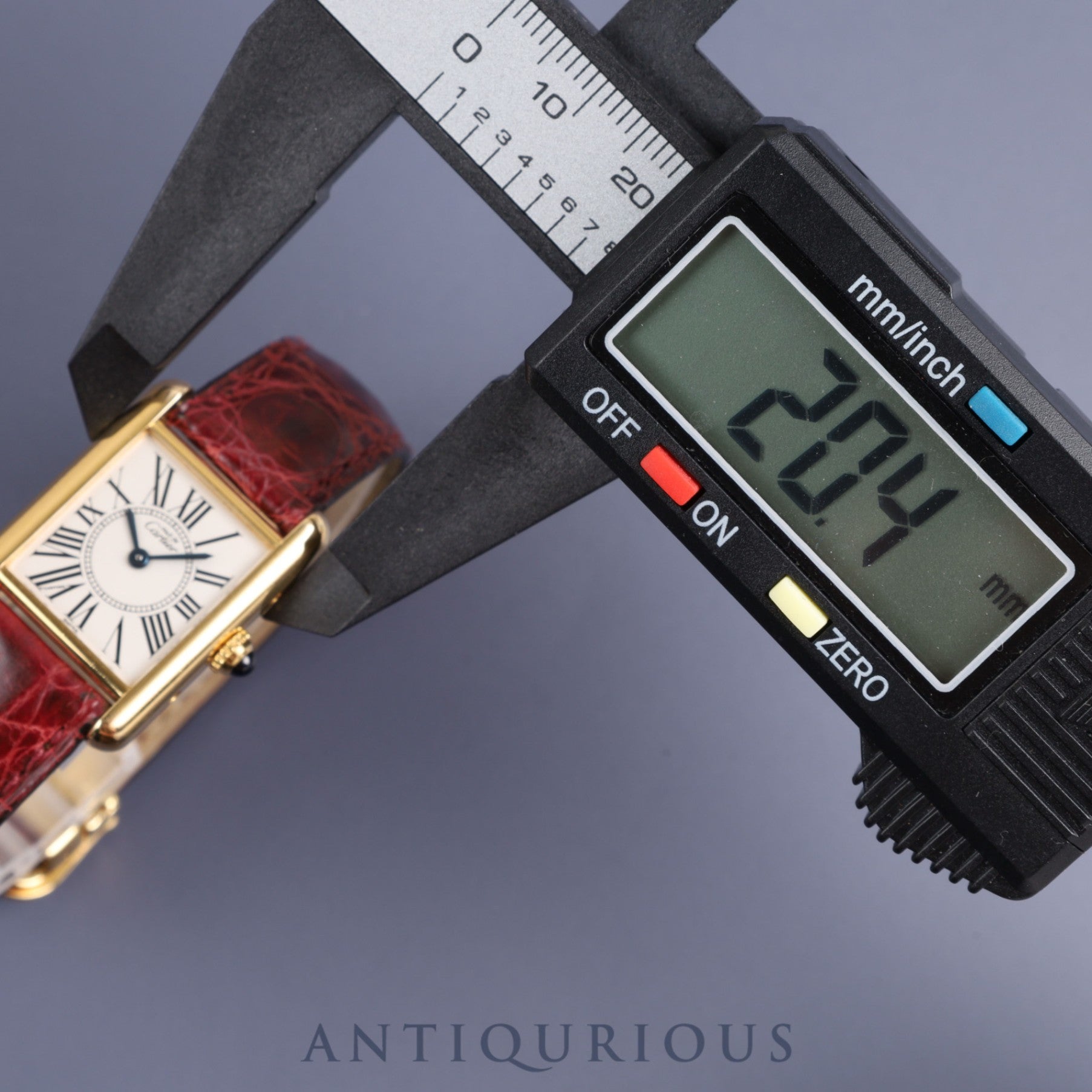 カルティエ マストタンク SM W1005554 / 5057001 クォーツ Cal.057 SV925 純正革ベルト 純正Dバックル オパラン文字盤 保証書(1998年)オーバーホール済み