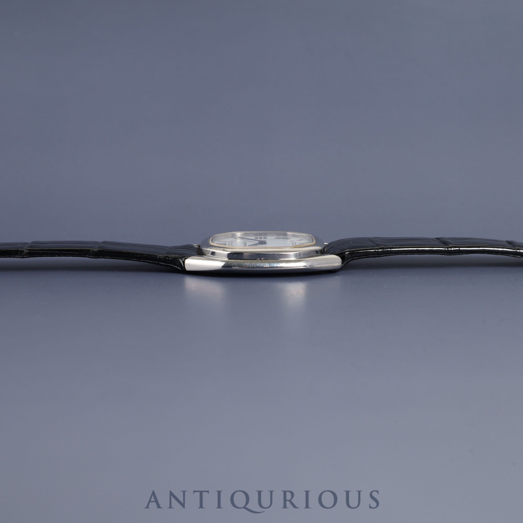 Jaeger-LeCoultre Octagonal Case 4479 42 Manual Winding Cal.861 SS Leather Genuine Buckle (SS) White Roman Dial Warranty (Unsigned) Overhauled