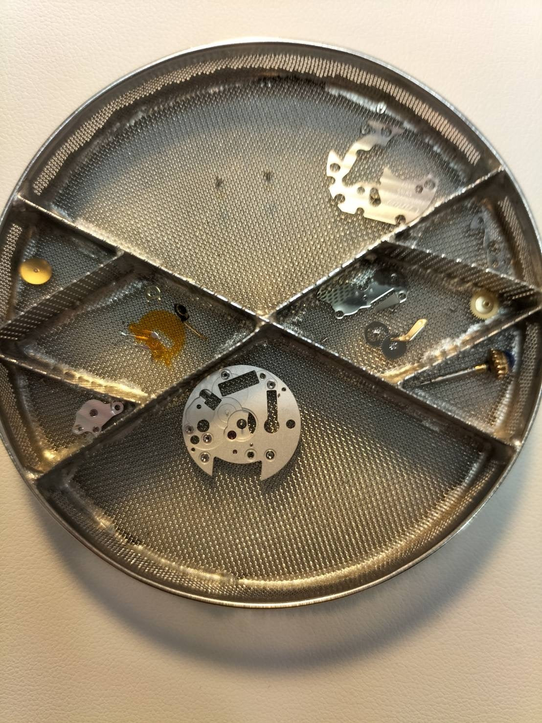 Cartier Must Trinity 2735 Quartz Cal.157 SV925 Leather Genuine Buckle (GP) White Arabic Dial Overhauled