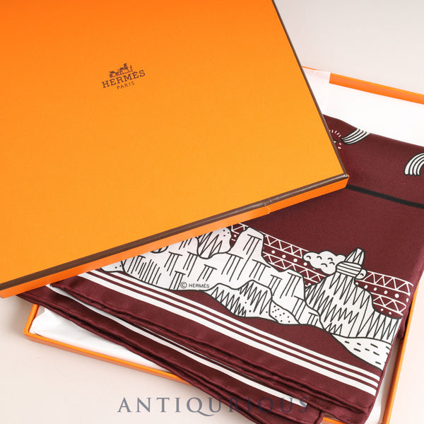 エルメス スカーフ カレ55 峡谷から星たちへ 箱