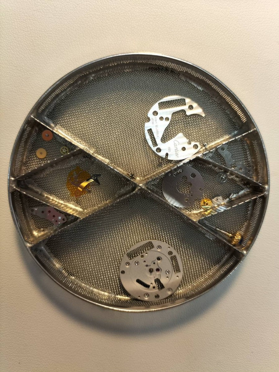 カルティエ マストコリゼ W1009954 / 1902 クォーツ Cal.690 SV925 革 純正尾錠(GP)ホワイト飛びローマンCC文字盤 オーバーホール済み