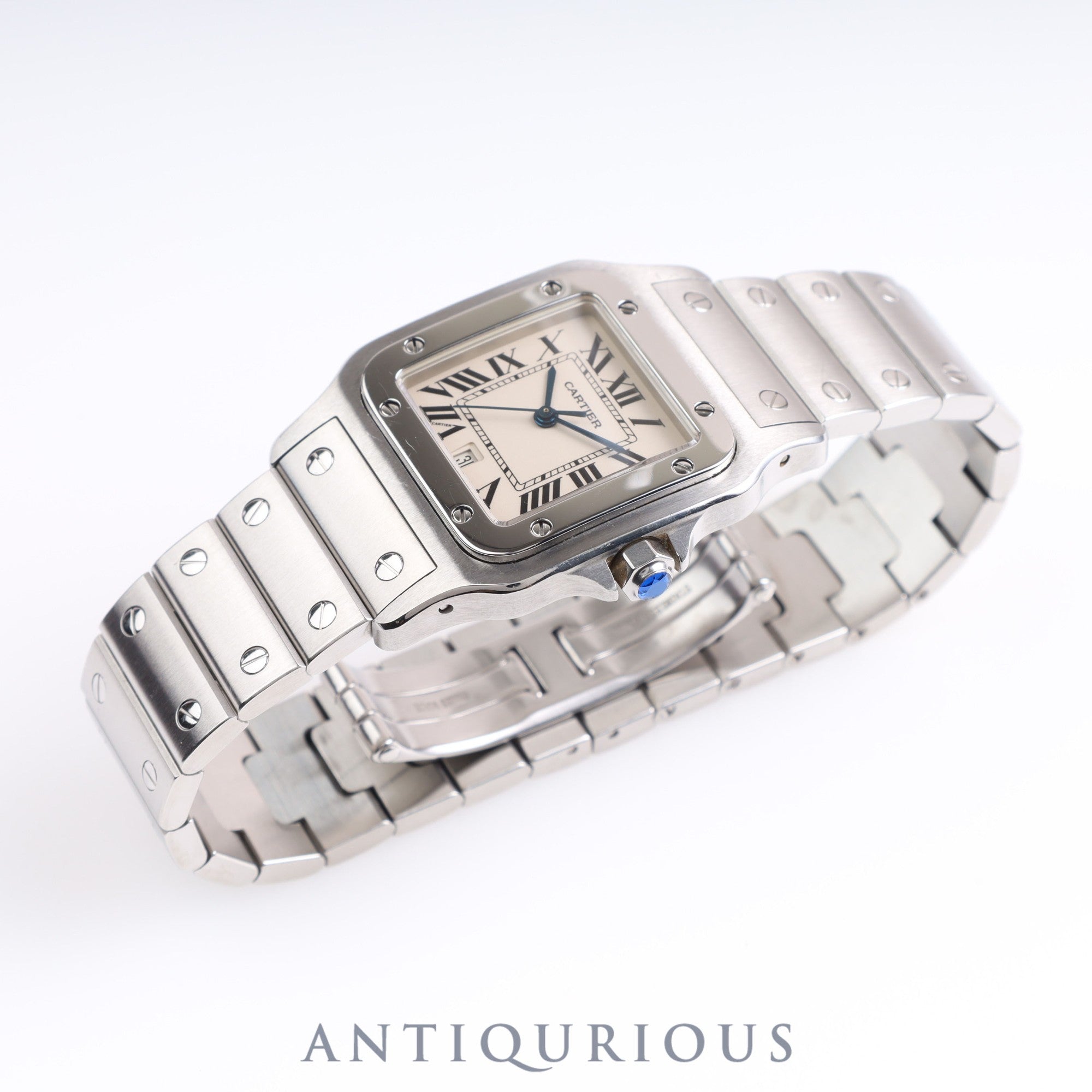 Cartier Santos Galbee LM W20060D6 Quartz SS SS Ivory Dial