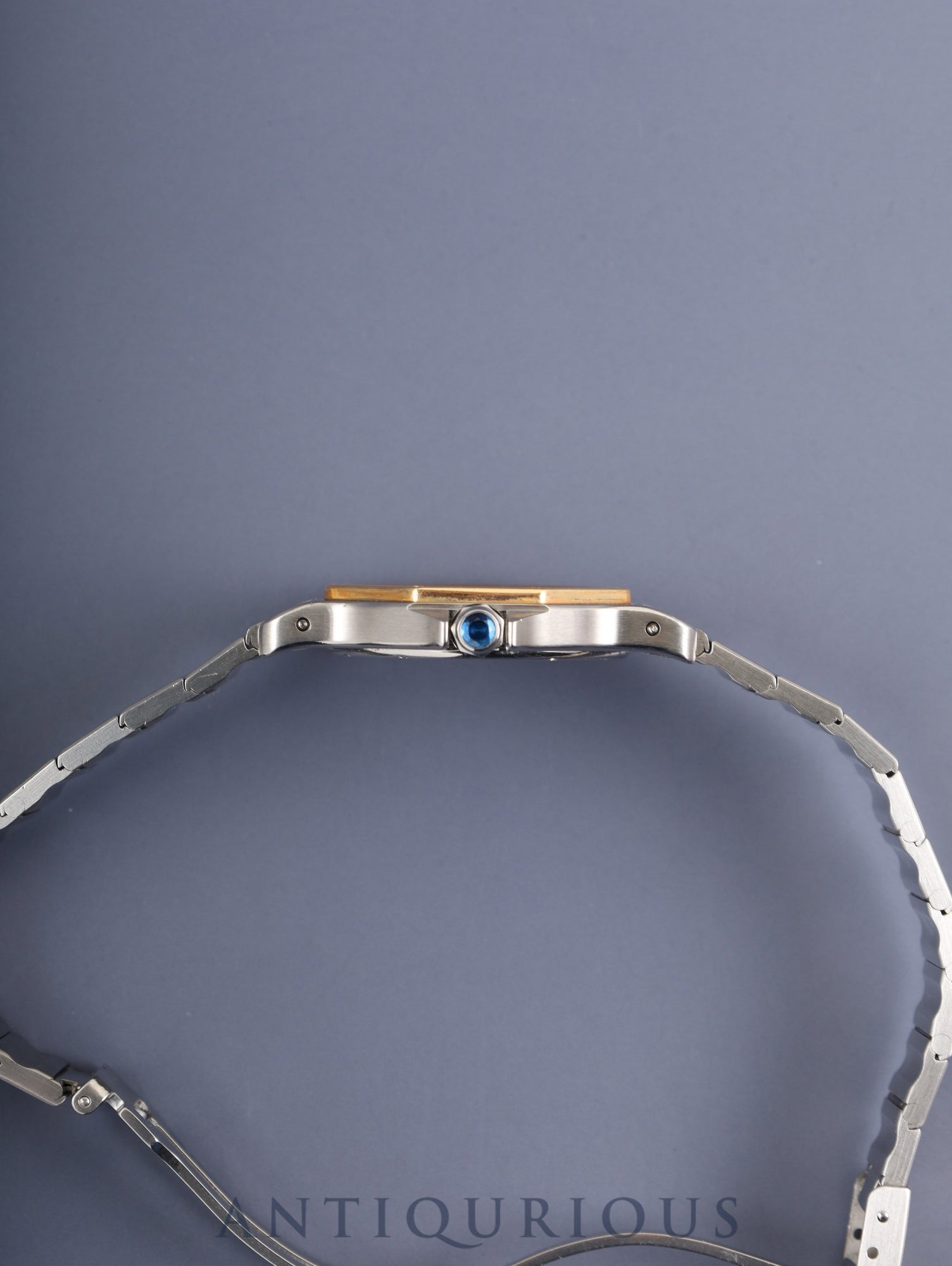 カルティエ サントス オクタゴン LM W2001583 / 187902 クォーツ Cal.687 SS×YG SS×YG アイボリーローマン文字盤 オーバーホール済み