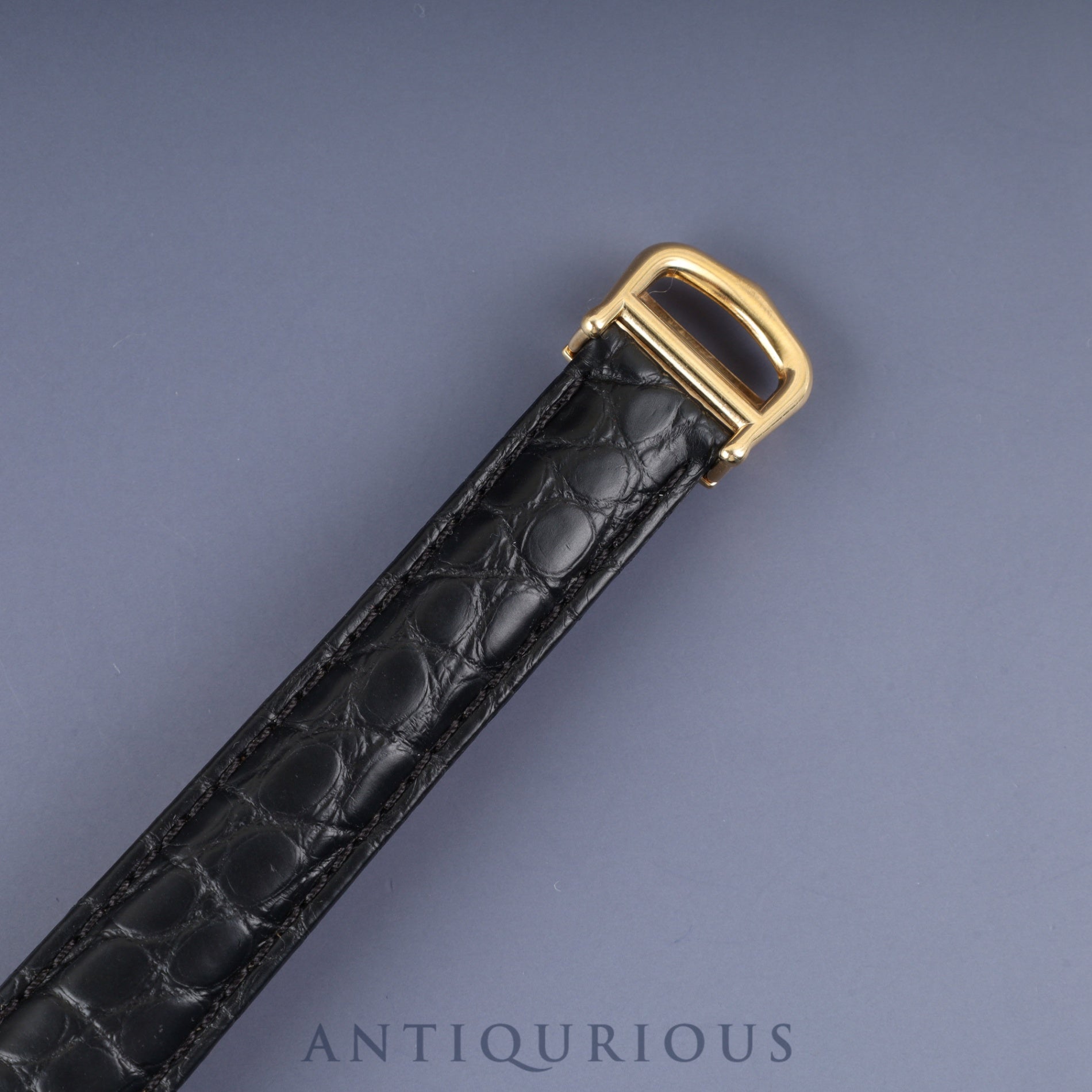 カルティエ マスト ヴァンドーム VLC LM W1009754 / 1861 クォーツ Cal.90 SV925 革 純正Dバックル(GP)飛びアラビア文字盤 オーバーホール済み