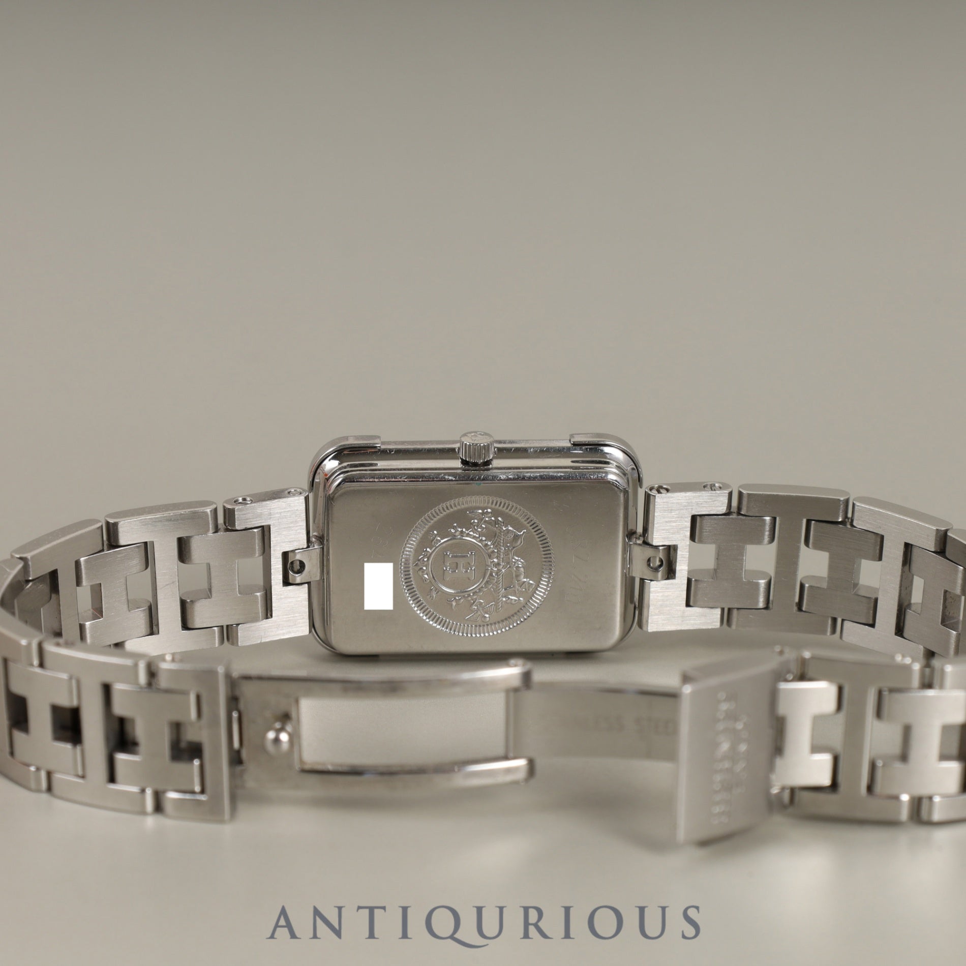 エルメス クロアジュール CR2.210 クォーツ Cal.976.001 SS SS ホワイトシェル文字盤 箱 冊子 保証書 タグ オーバーホール済み