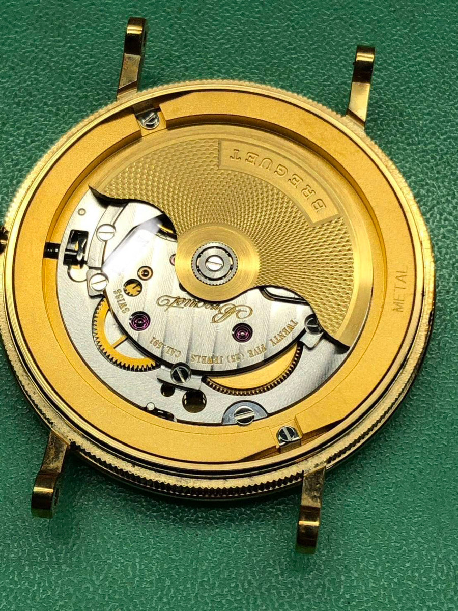 ブレゲ レギュレーター 1747 250周年記念モデル 自動巻き Cal.591 750YG 純正革ベルト 純正尾錠(750)シルバー文字盤 箱