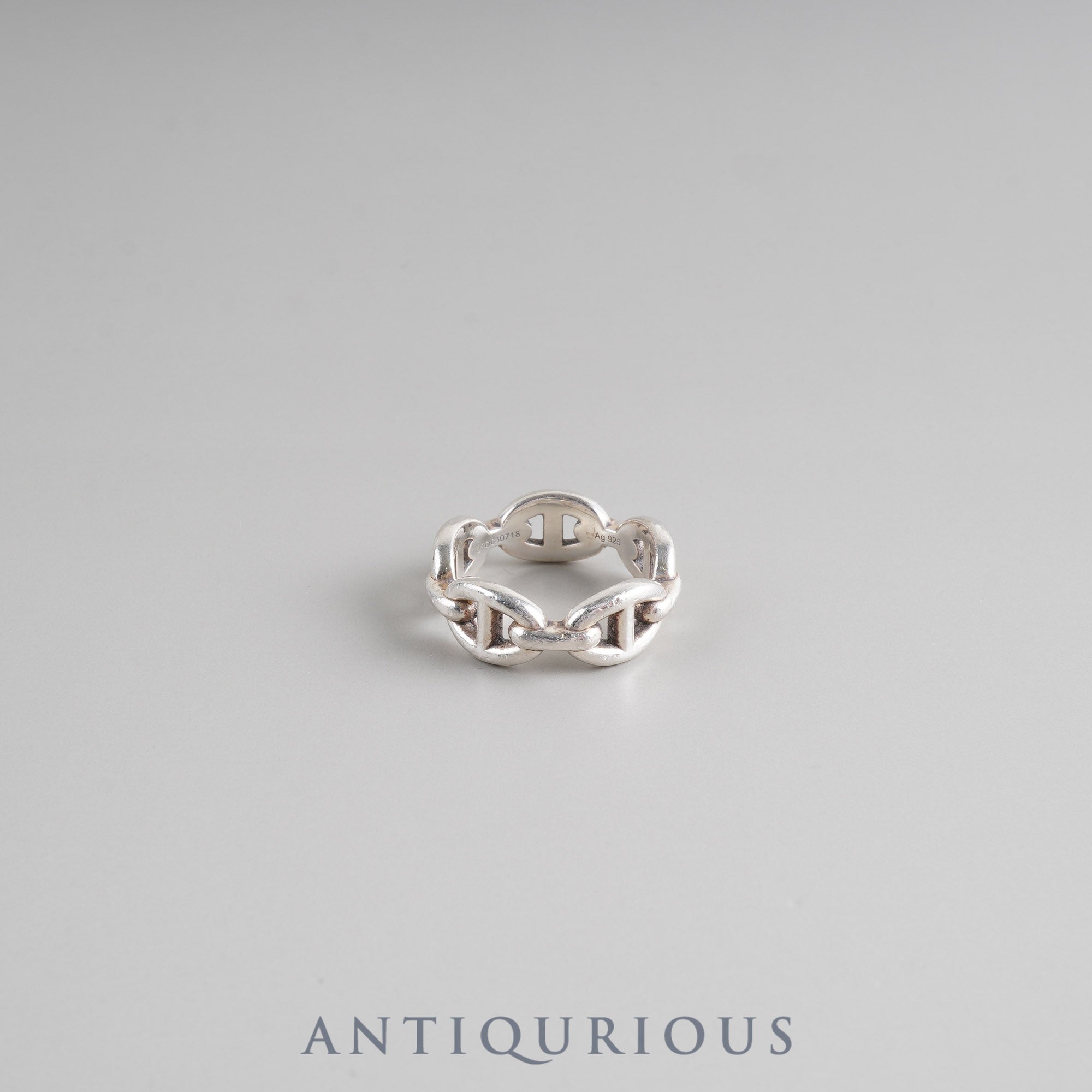 エルメス リング シェーヌダンクル アンシェネ PM SV925 #55 23年刻