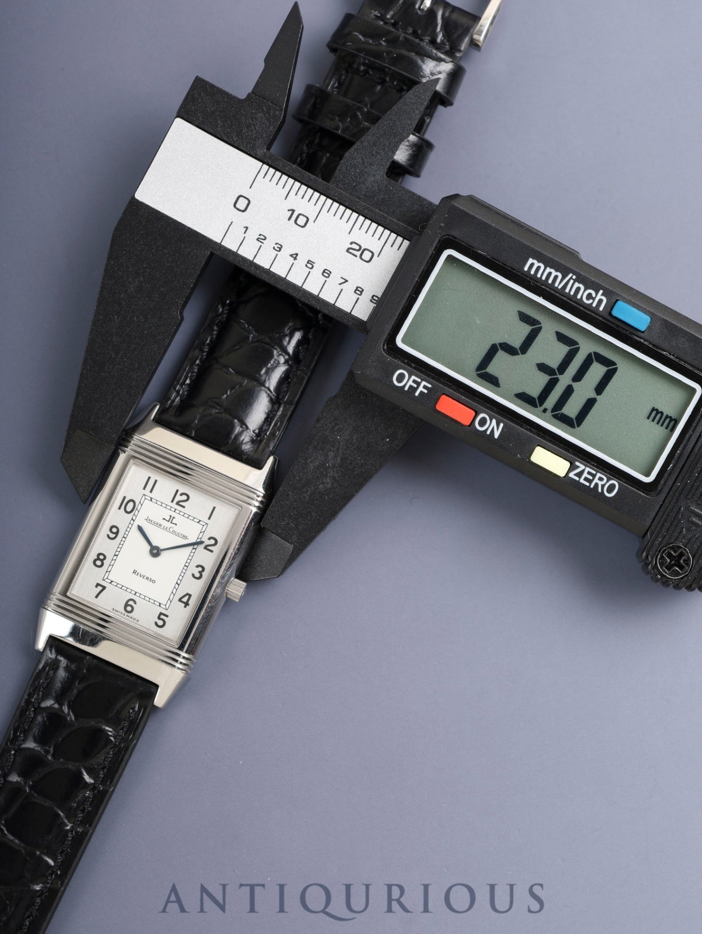 ジャガー・ルクルト レベルソ クラシック 250.8.86 手巻き Cal.846/1 SS 革 純正ピンバックル(SS)シルバーアラビア文字盤 オーバーホール済み