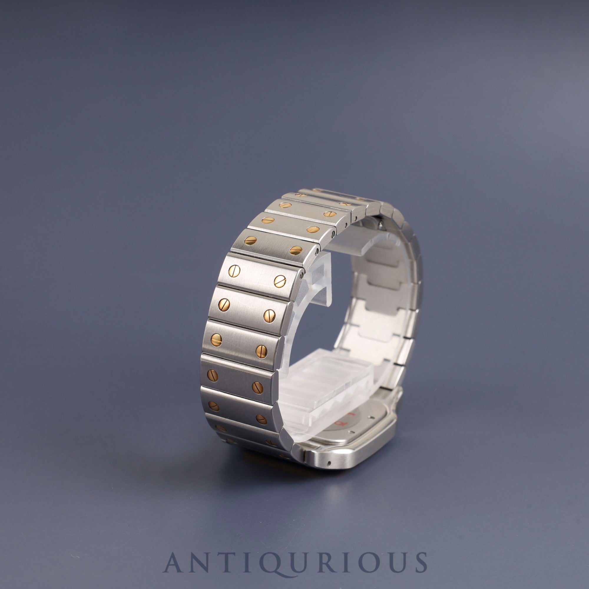 カルティエ サントス ガルベ LM W20011C4/1566 クォーツ Cal.687 SS/YG SS/YG アイボリー文字盤 箱 冊子 保証書(2006年)オーバーホール済み