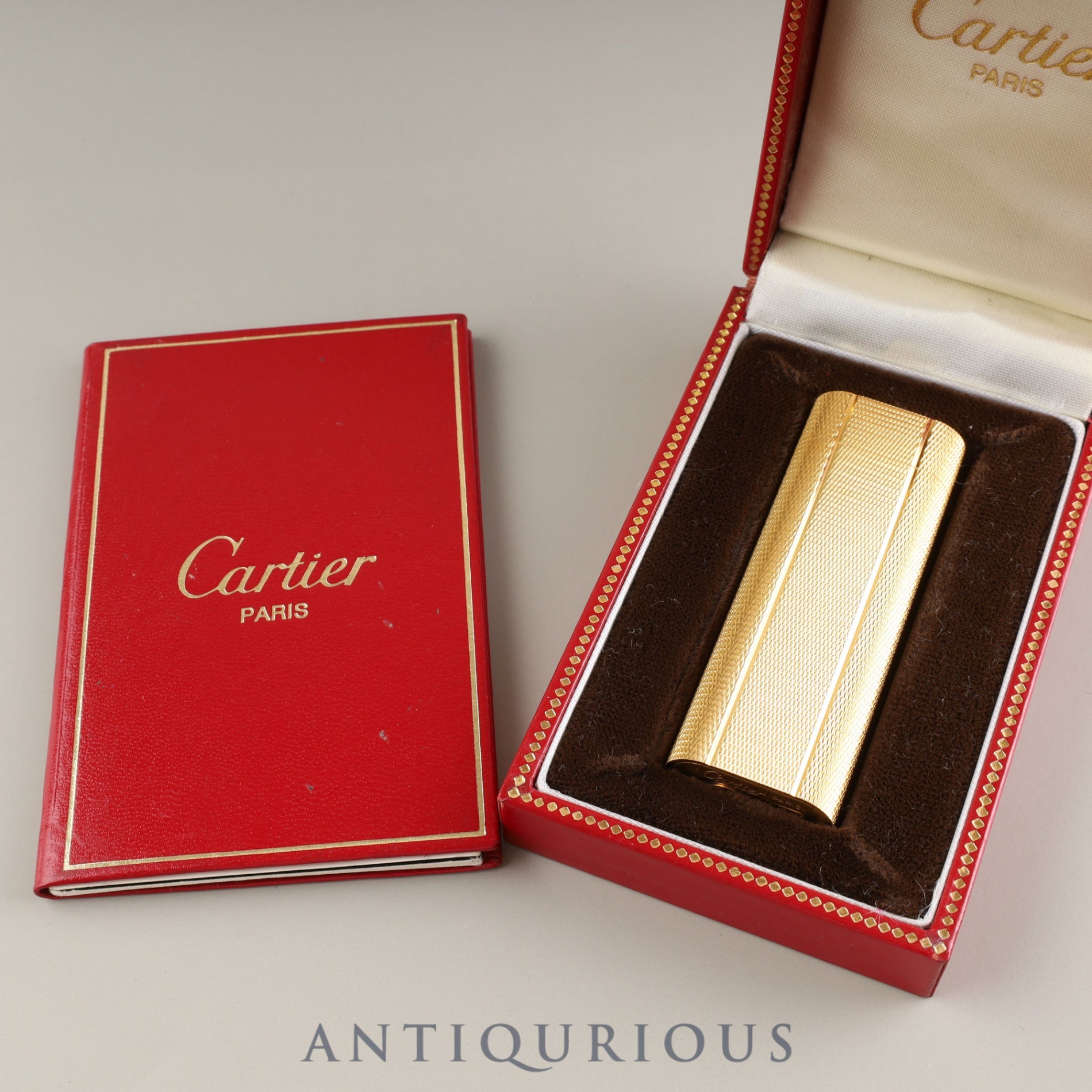 Cartier lighter oval type GP box mechanical adjustment completed
