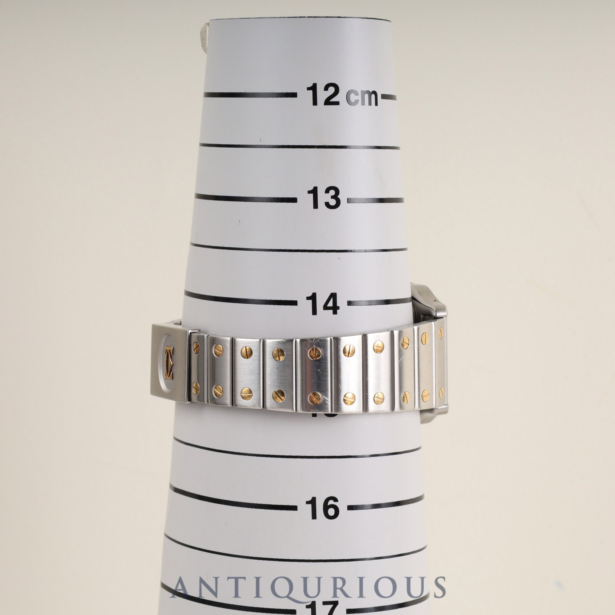 カルティエ サントス ガルベ LM 20011C4 / 187901 クォーツ Cal.687 SS/YG SS/YG ホワイトローマン文字盤 オーバーホール済み