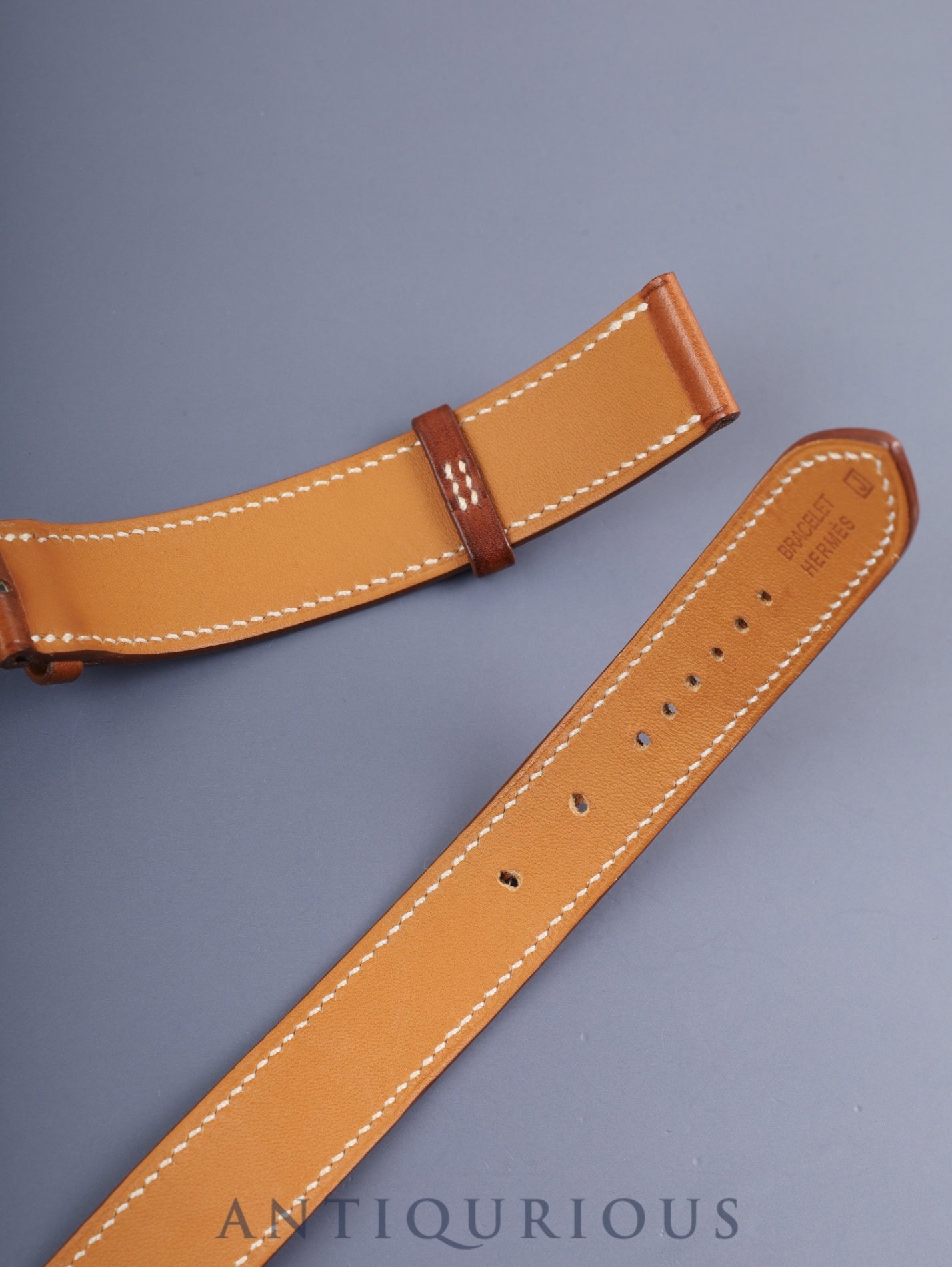 エルメス ケープコッド CC2.710 クォーツ Cal.- SS 革 純正尾錠(SS) シルバー文字盤 純正革ベルト(使用感・穴加工あり)オーバーホール済み