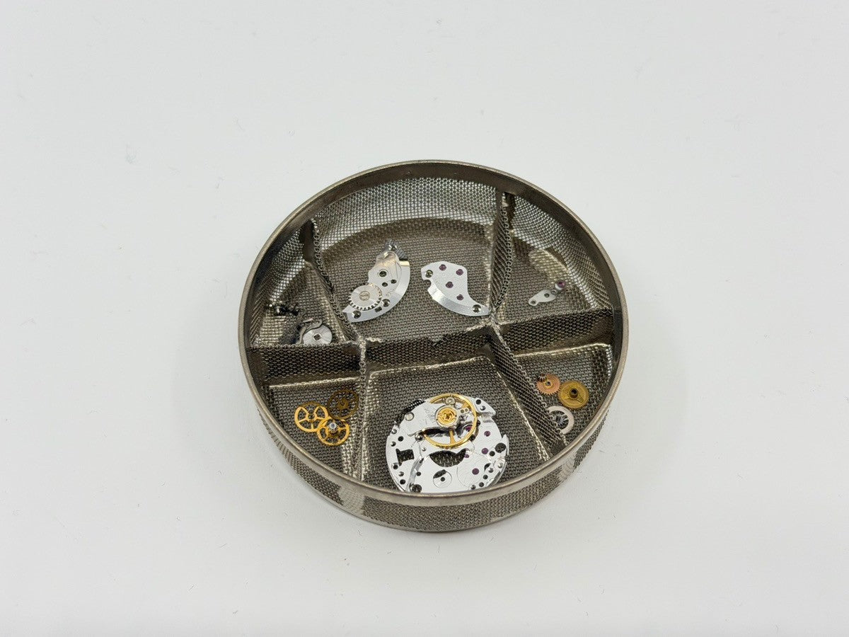 カルティエ マストタンク SM 手巻き Cal.ETA2512 SV925 革 純正尾錠(GP)アイボリーローマン文字盤(SWISS表記)オーバーホール済み