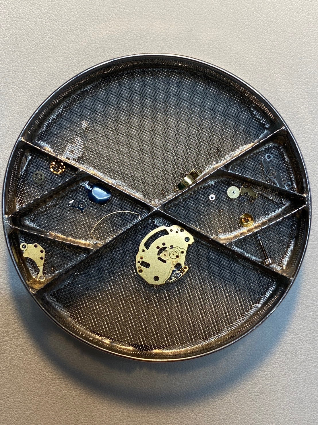 Hermes Rally RA1.220 Quartz Cal.976.001 SS/GP White Dial Overhauled