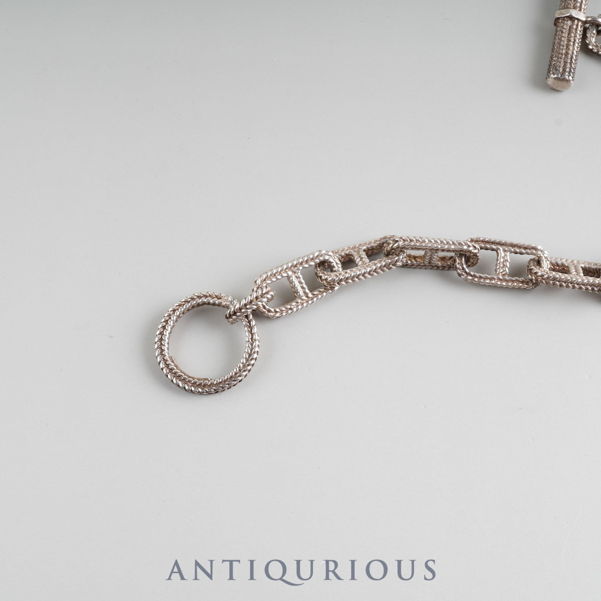 ティファニー ブレスレット テクスチャード アンカーチェーン トグル ヴィンテージ スターリングシルバー