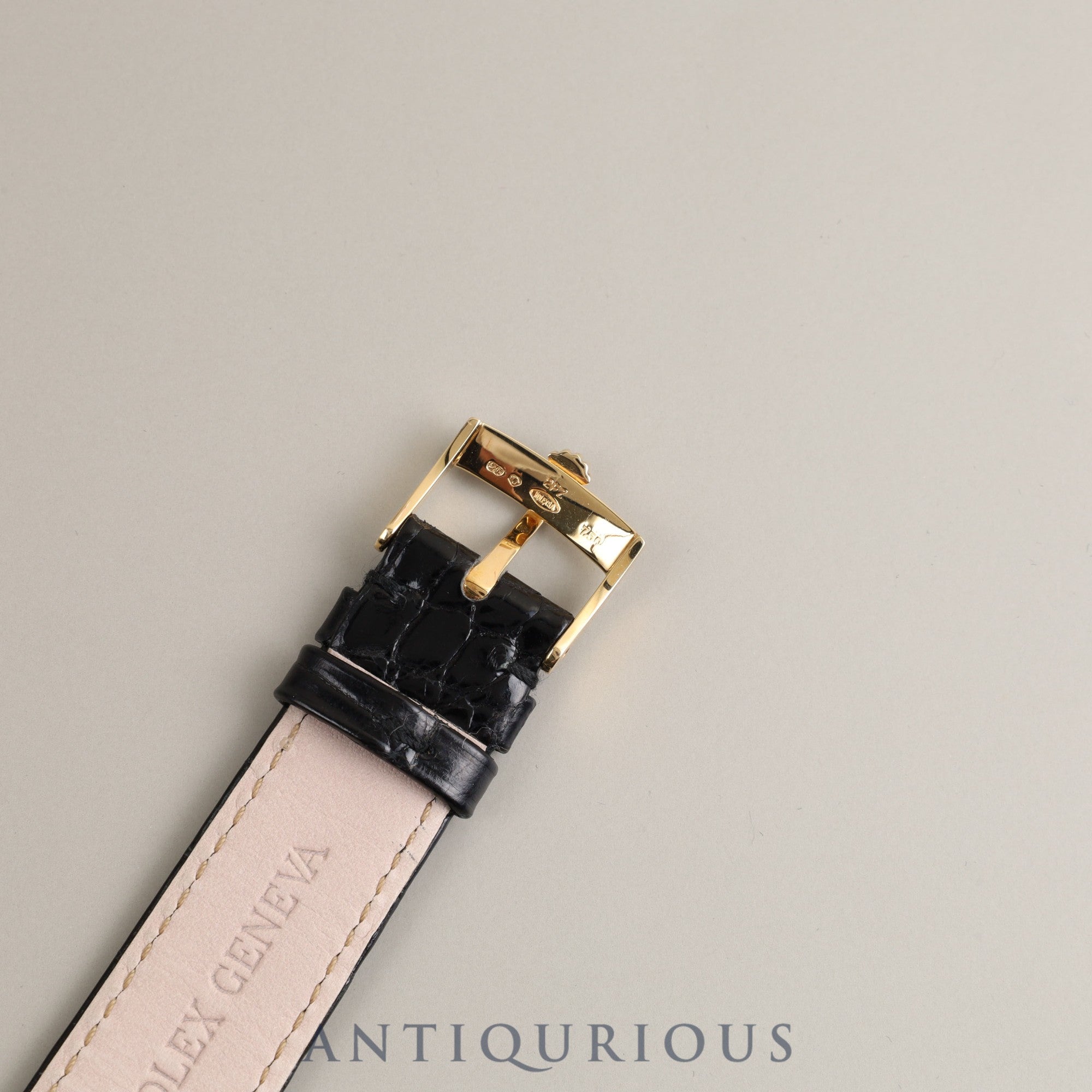 ロレックス チェリーニ 5115/8 手巻き Cal.1602 750YG 純正革ベルト 純正尾錠(750)アイボリー彫コンピューターローマ文字盤 箱 保証書(2015年)