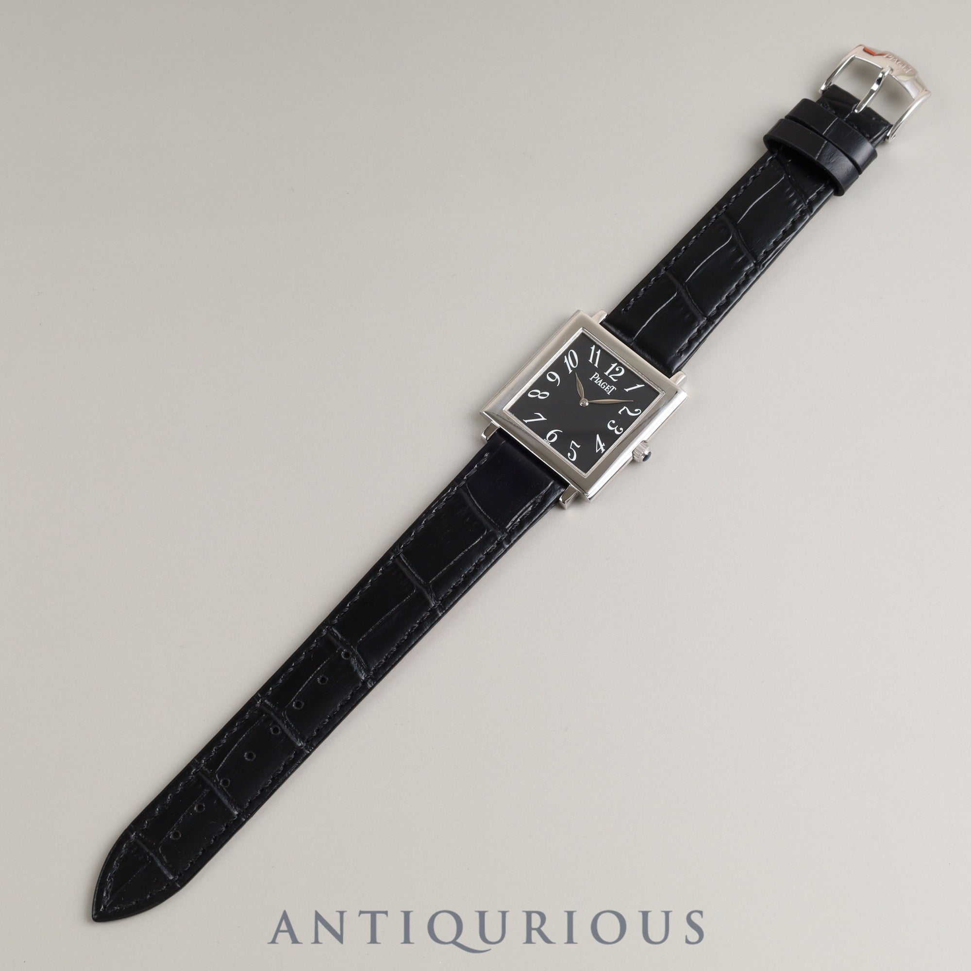 Piaget Altiplano 9930 Manual winding Cal.430P 750 Leather Genuine buckle (750) Black dial Overhauled