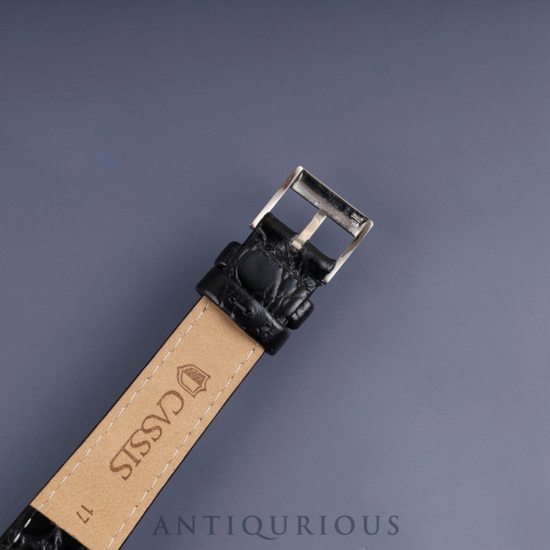 Piaget Round 90231 Manual winding Cal.9P2 750 Leather Genuine buckle (750) White Roman dial Overhauled