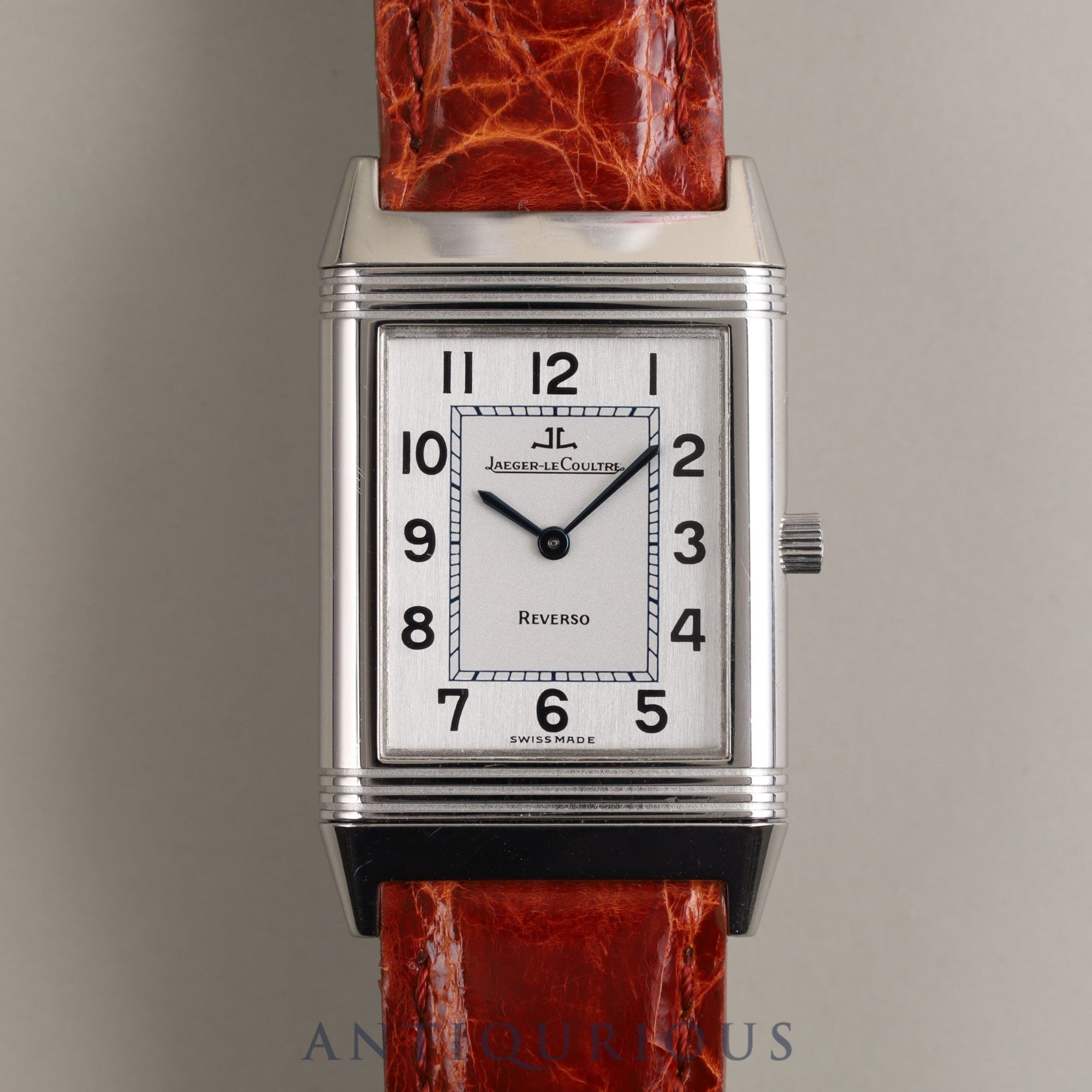 Jaeger-LeCoultre Reverso Classic 250.8.86/Q2508420 Manual winding Cal846/1 Silver dial Warranty card (1995) Box Instruction manual