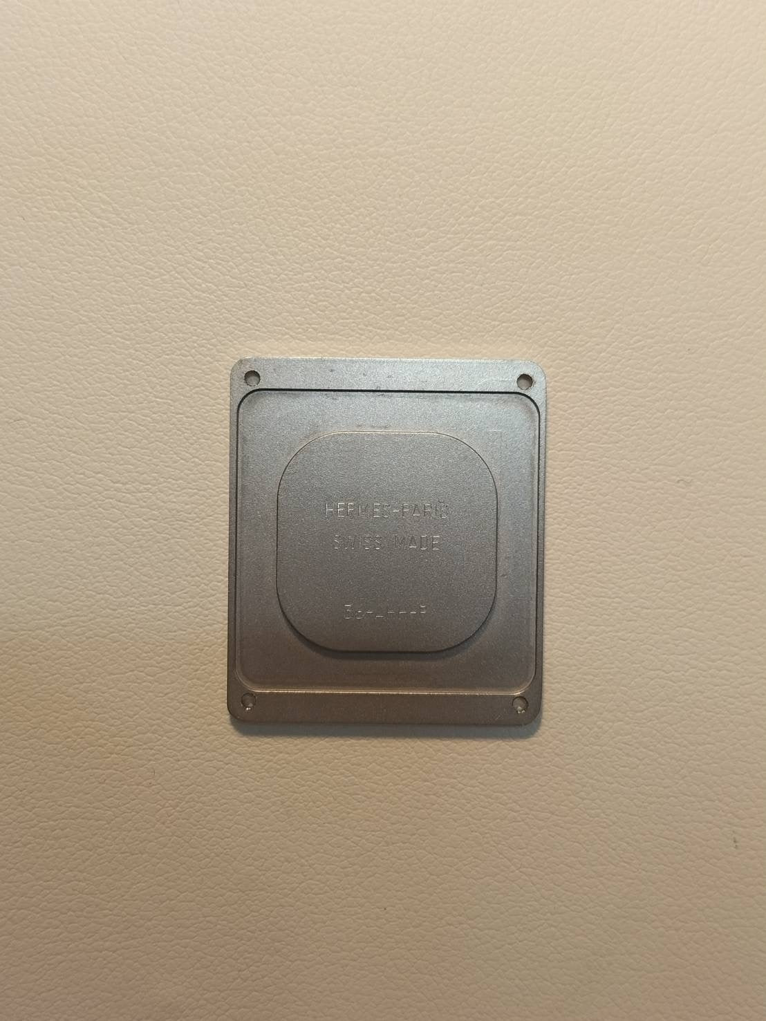 エルメス ケープコッド CC2.710 クォーツ SS 革 純正尾錠(SS) シルバーアラビア文字盤 純正替ベルト(A刻印:2017年) オーバーホール済み