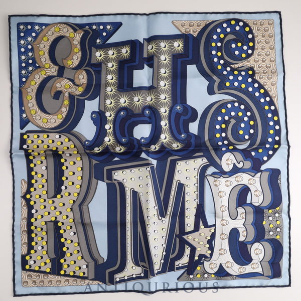 Hermes Scarf Carre 45 Electric SILK 100%
