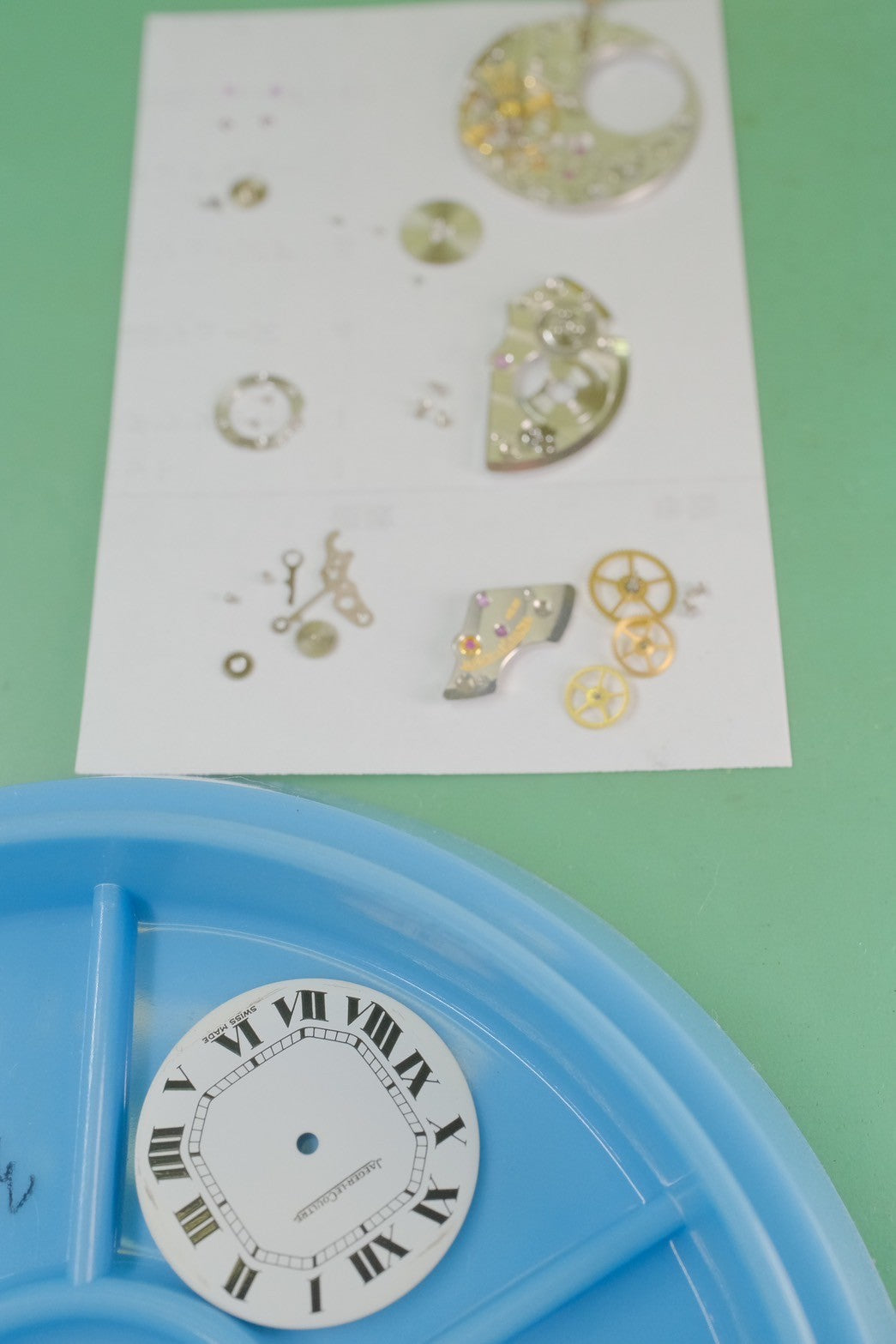 Jaeger-LeCoultre Octagonal Case 4479 42 Manual Winding Cal.861 SS Leather Genuine Buckle (SS) White Roman Dial Warranty (Unsigned) Overhauled