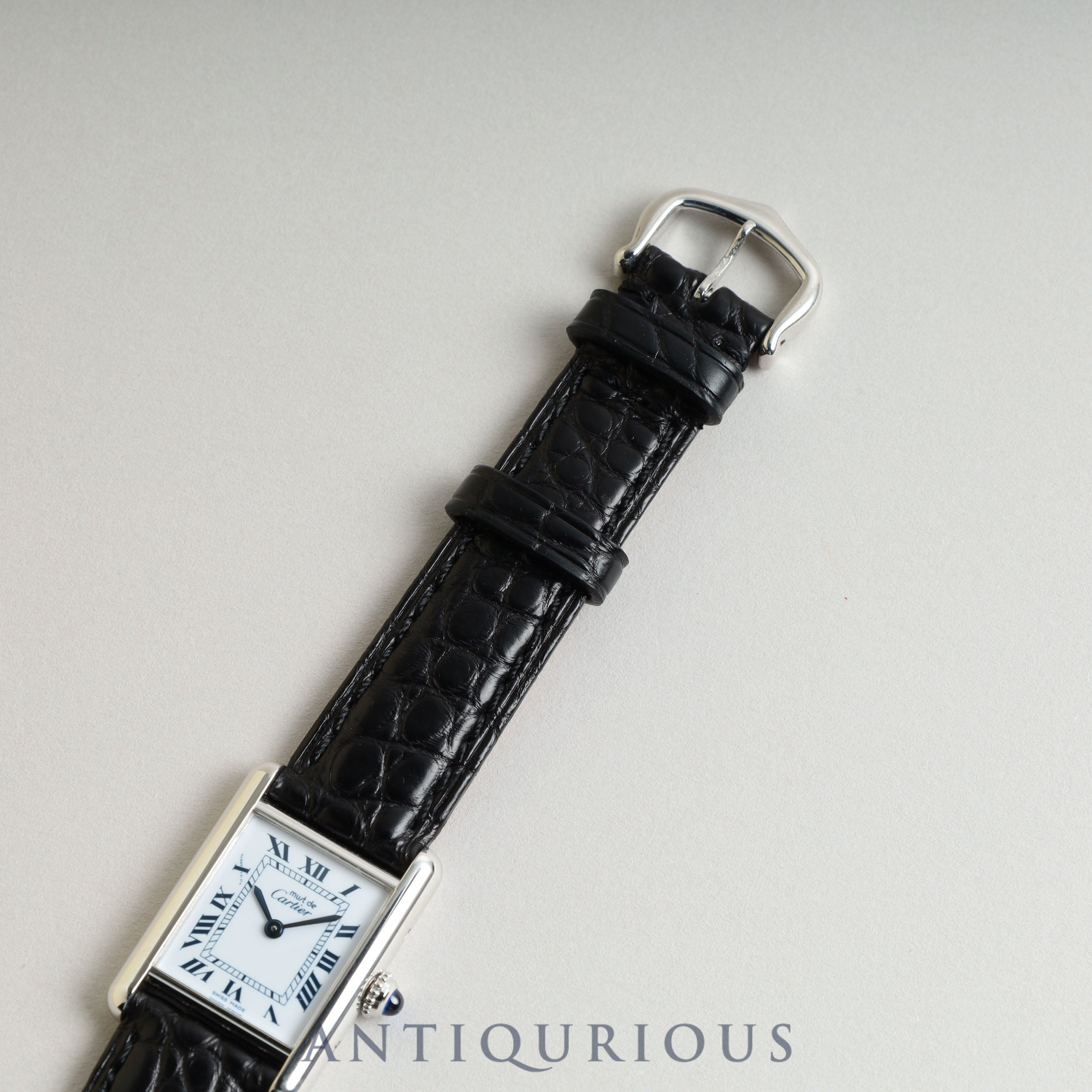 カルティエ マストタンク SM QZ ホワイトローマン文字盤