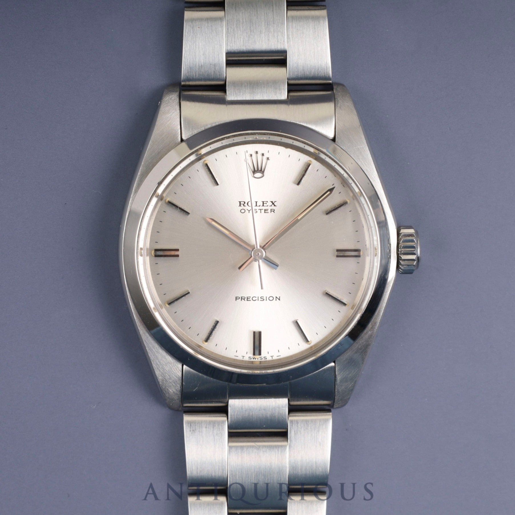 ロレックス オイスター プレシジョン 6426 手巻き Cal.1225 SS SS シルバー文字盤 33番台(1970年) オーバーホール済み