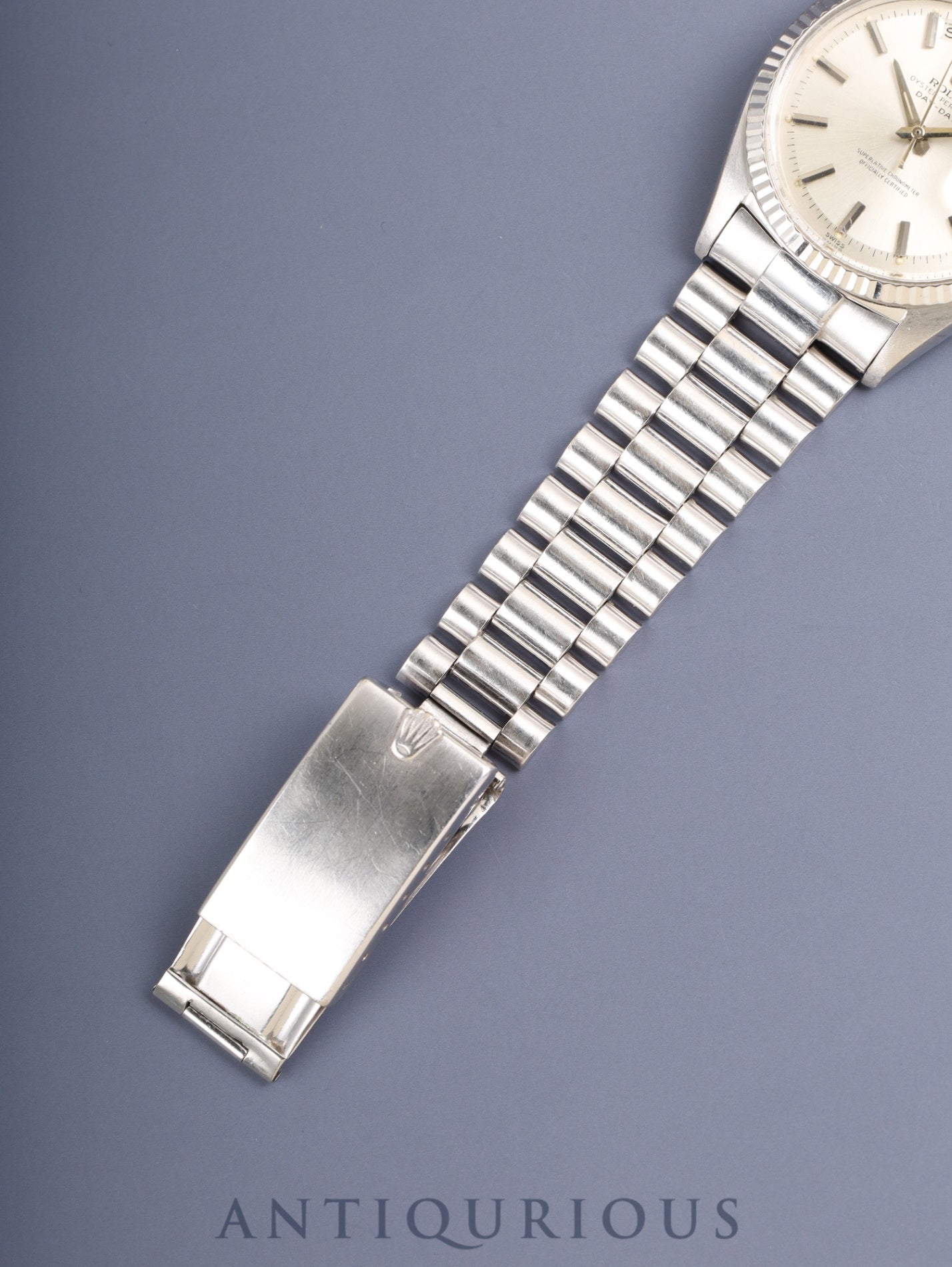 ロレックス デイデイト 1803/9 自動巻き Cal.1555 WG WG ジャパンブレス シルバー文字盤 93番台(1962-1963年)オーバーホール済み