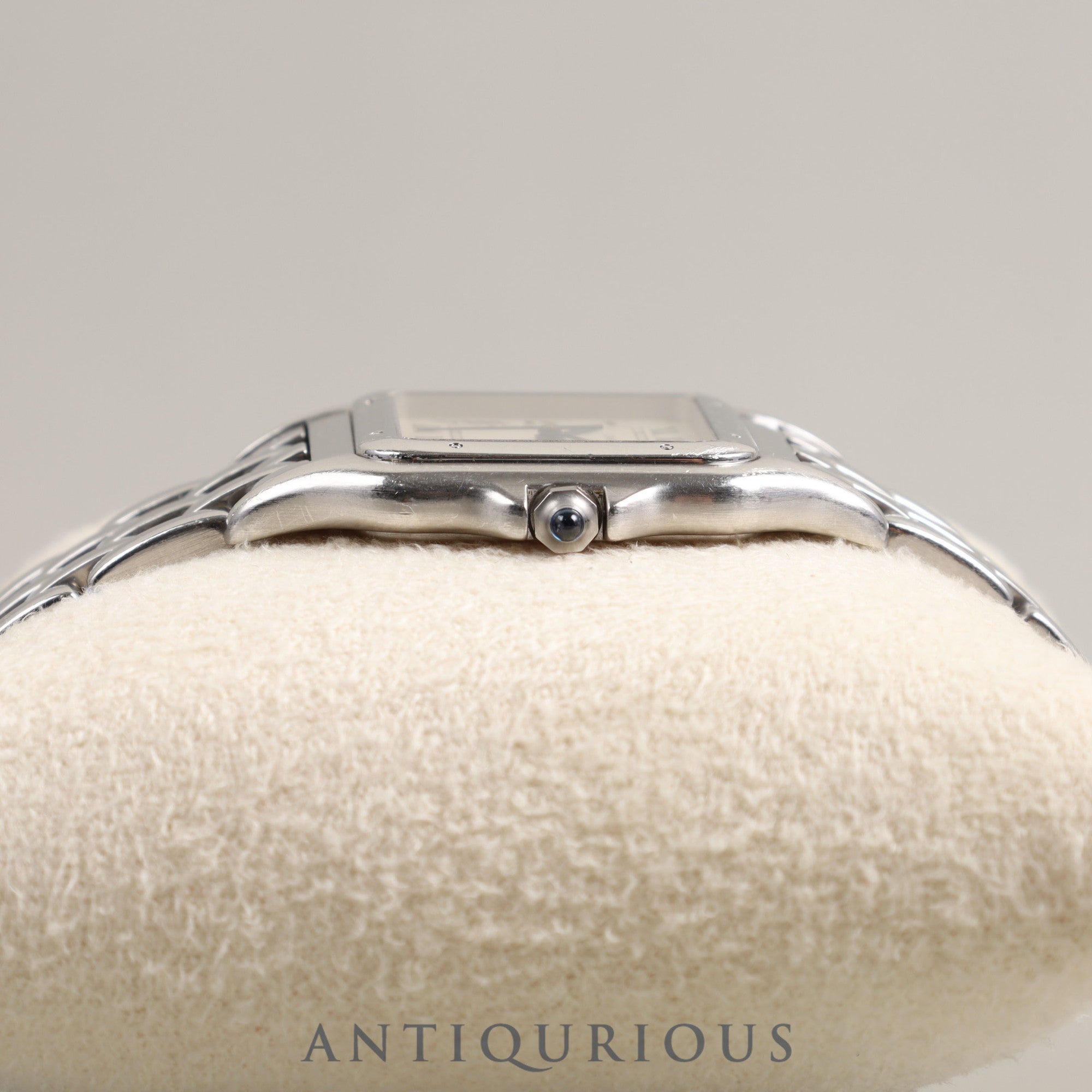 カルティエ パンテール LM W25032P5 / 1300 クォーツ Cal.87 SS SS アイボリー文字盤 箱 冊子 オーバーホール済み